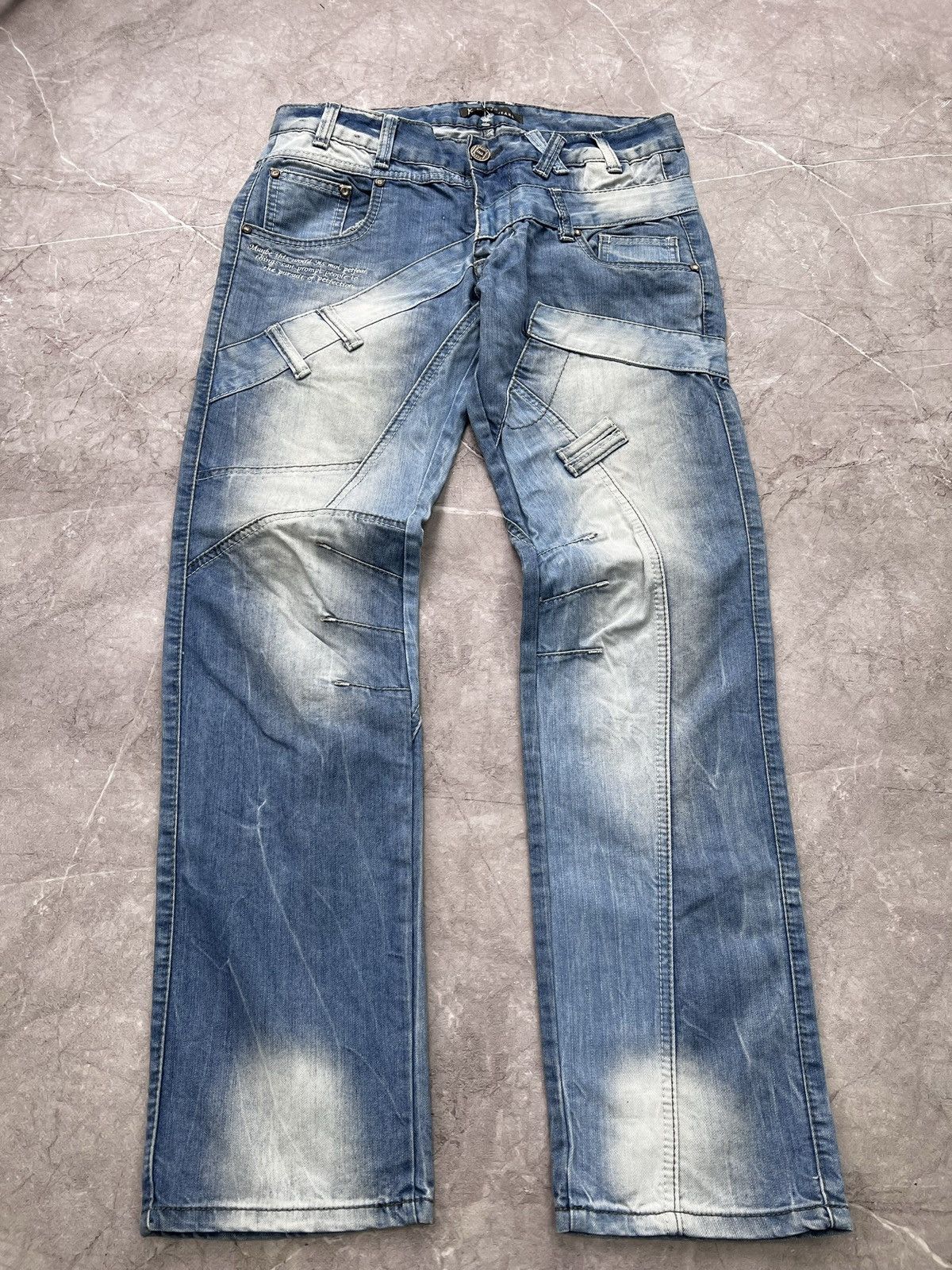 Japanese Brand × Vintage VINTAGE WASHED DIESEL DECONSTRUCTED Y2K CARGO PANTS JEANS Size US 32 / EU 48 - 1 Thumbnail