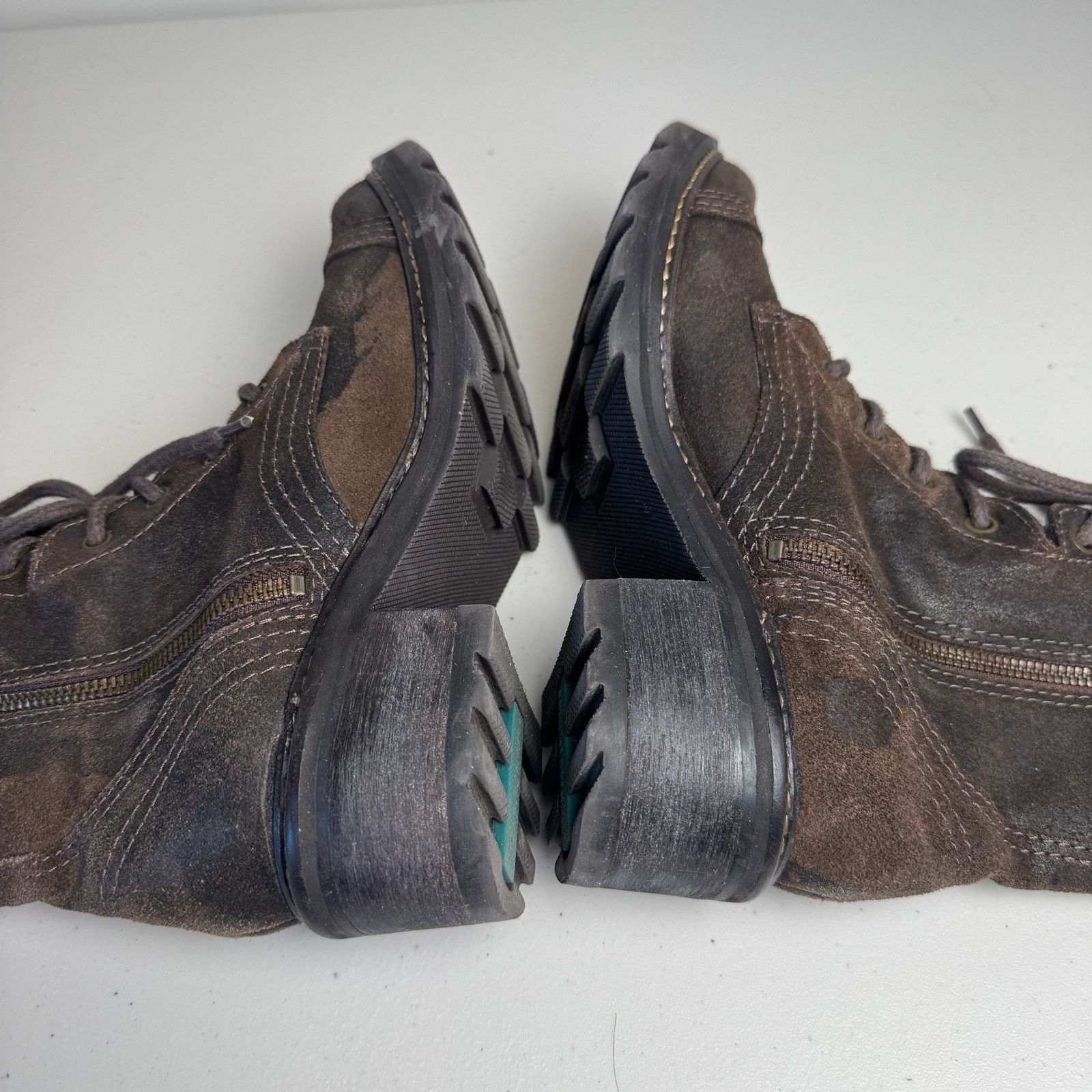Donald Pliner × Other Donald J Pliner Brown Leather Lace Up Zip Boots - 8.5M Size US 8.5 / IT 38.5 - 10 Thumbnail