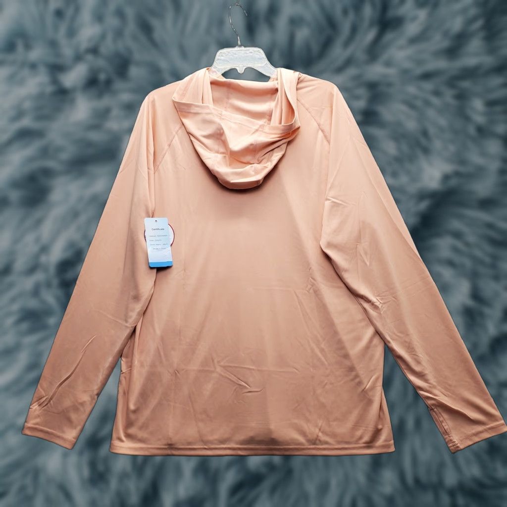 Vintage Magcomsen Golf Hoodie Mens XL Salmon Thumb Hole Sleeve Stretch Pullover UPF 50+ Hoodie Mens XL Salmon Stretch Breathable Hooded Pullover Golf Shirt Size US XL / EU 56 / 4 - 1 Thumbnail