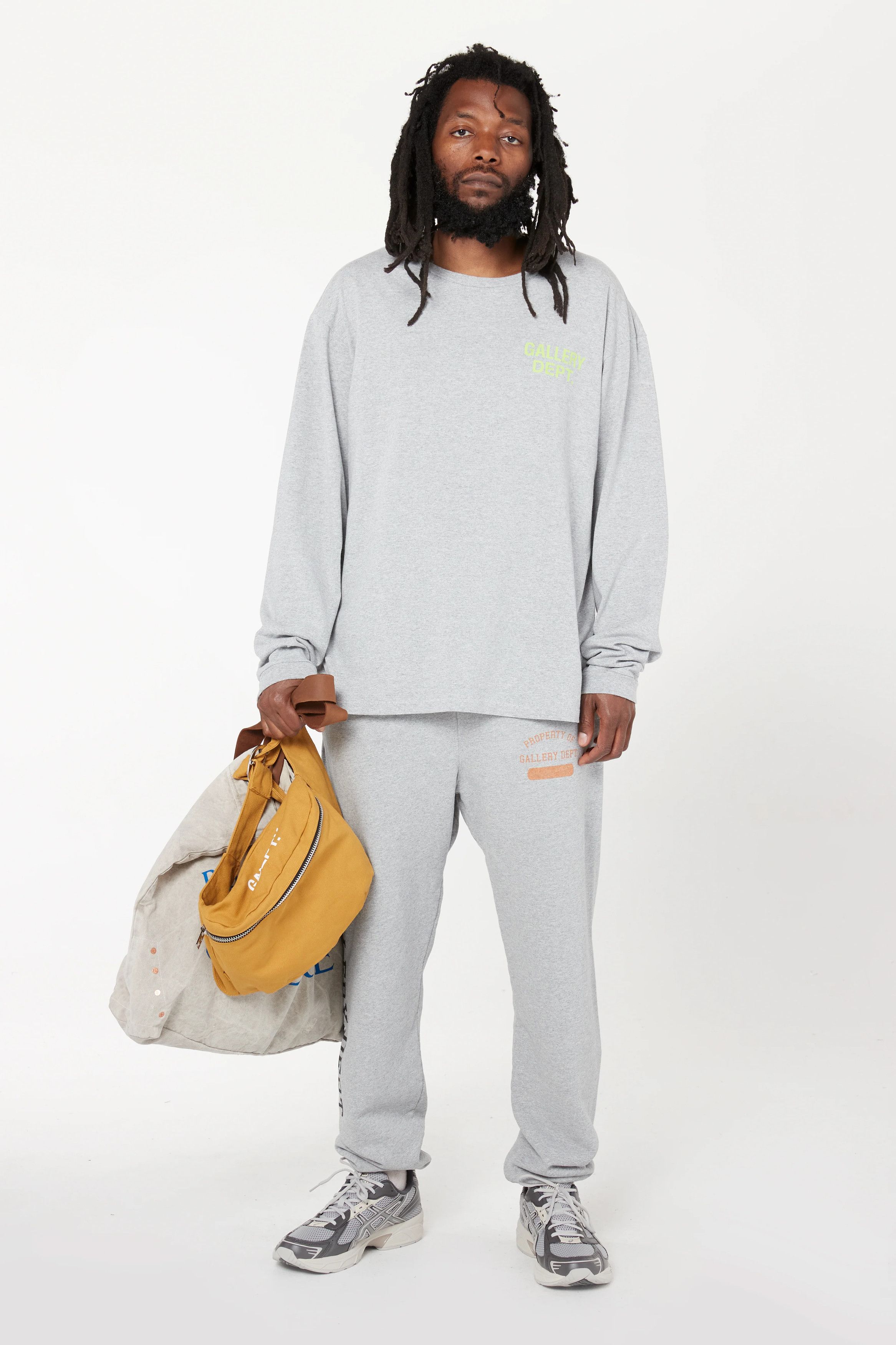 Gallery Dept. o1mle0725 Gallery Dept Souvenir L/S T-Shirt in Heather Grey Size US XL / EU 56 / 4 - 4 Thumbnail
