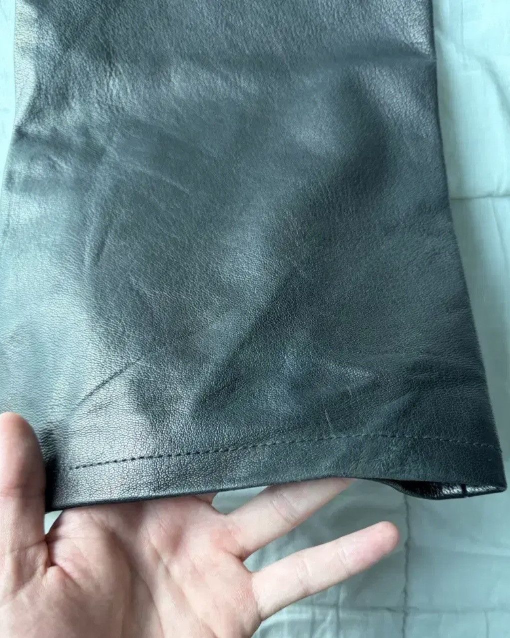 Enfants Riches Deprimes Enfants Riches Deprimes Flared Leather Pants Size US 34 / EU 50 - 3 Thumbnail
