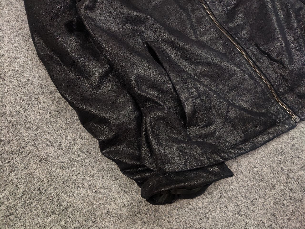Uniqlo Uniqlo Synthetic Leather Biker Zip Black Mens Jacket Size US L / EU 52-54 / 3 - 6 Thumbnail