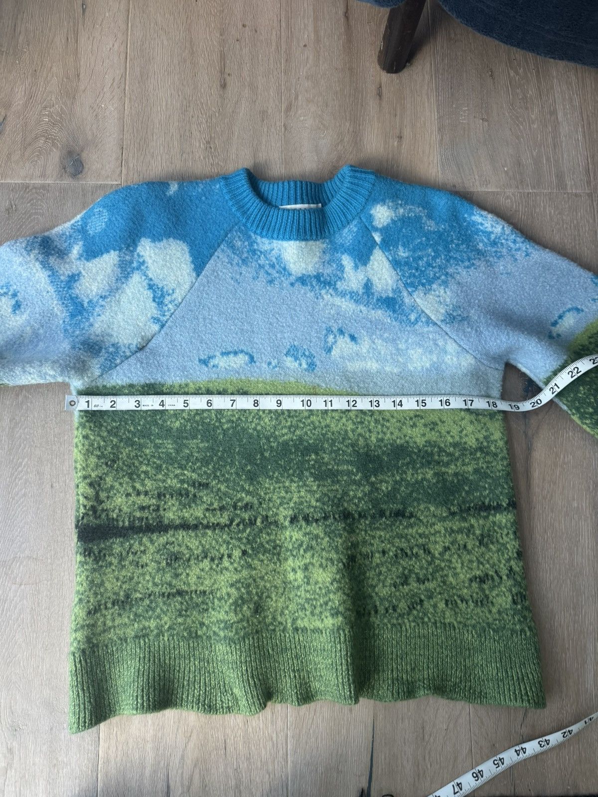 Sunnei Sunnei “Bliss” RARE Windows XP felted wool sweater Size US S / EU 44-46 / 1 - 9 Thumbnail