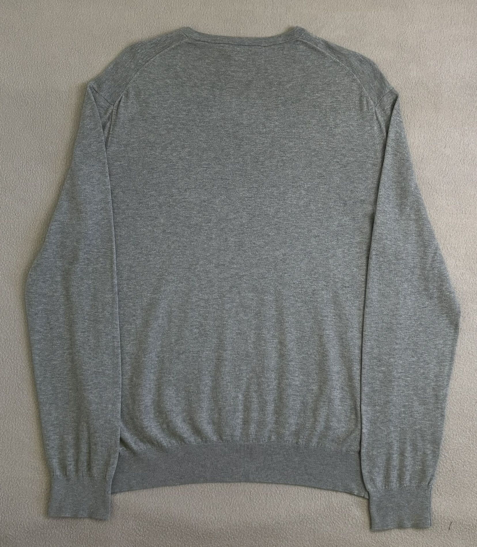 Polo Ralph Lauren Polo Ralph Lauren V-neck cashmere gray sweater medium Size US M / EU 48-50 / 2 - 8 Thumbnail