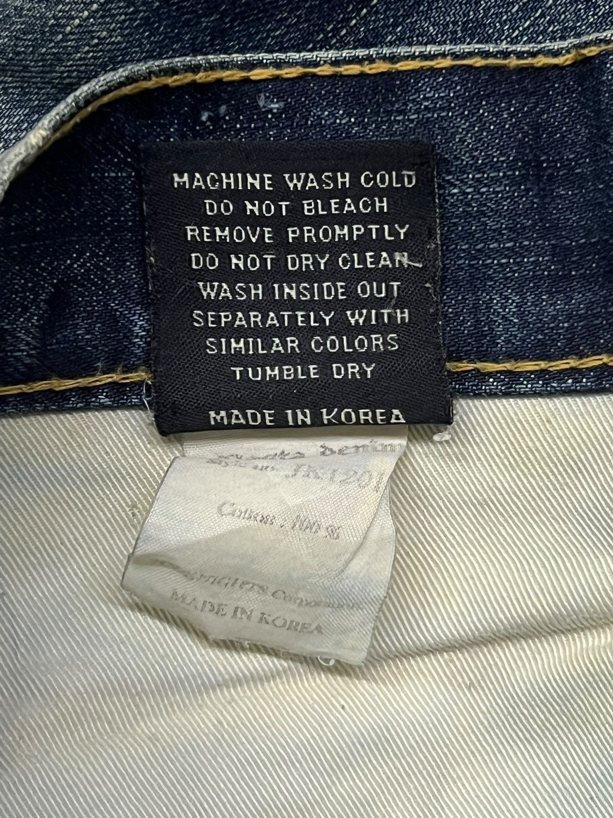 If Six Was Nine Loose Vintage Pasta Denim - Whiskering Mud Wash Jeans Size US 32 / EU 48 - 14 Thumbnail