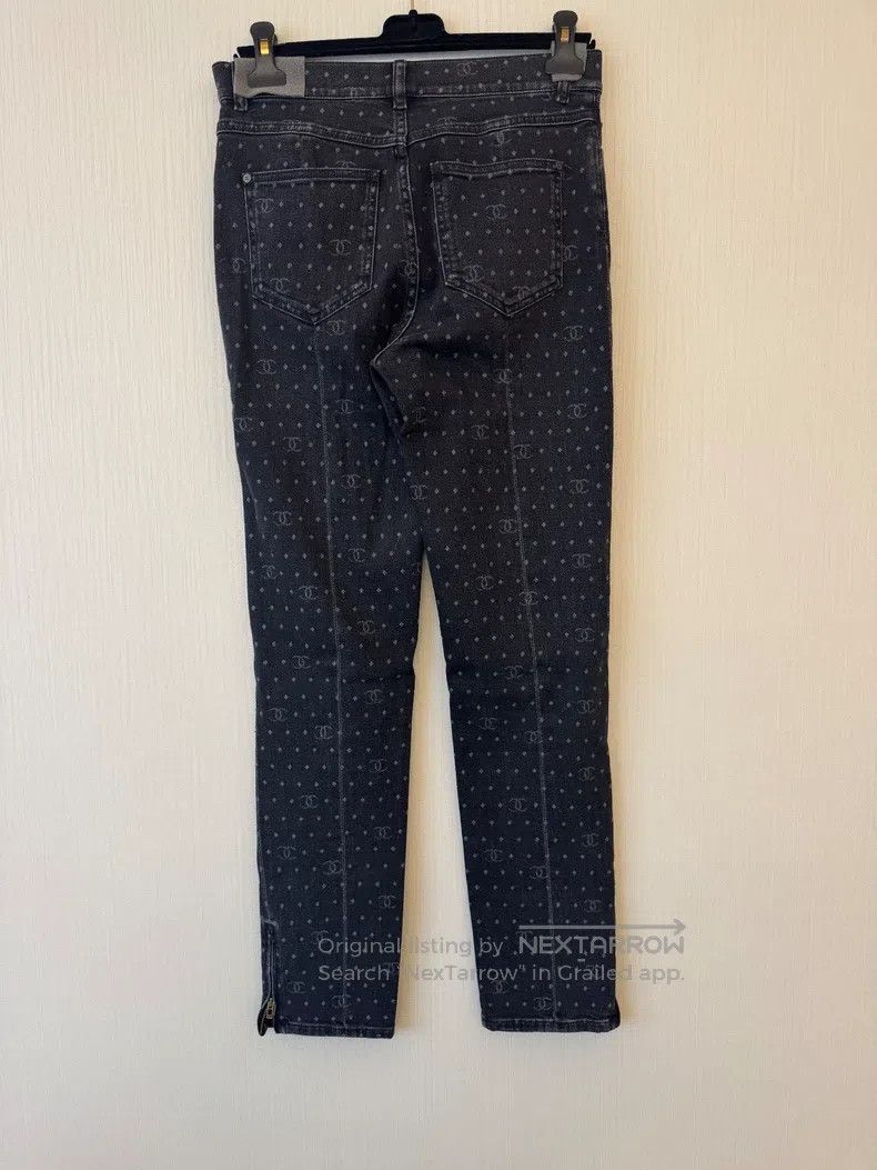 Chanel Chanel Black small double C narrow-footed jeans Size 38" / US 16 / IT 52 - 3 Thumbnail