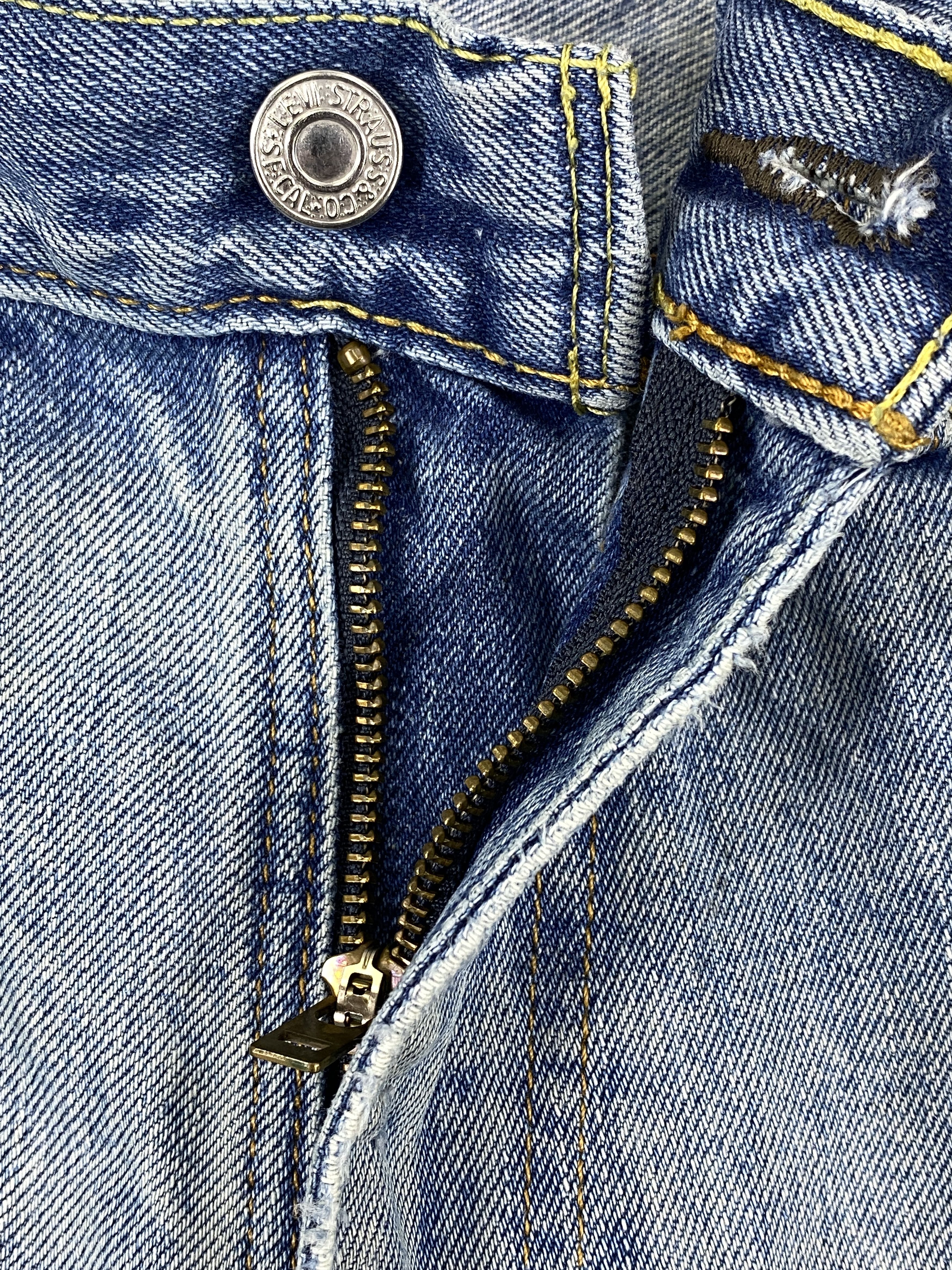 Levi's Dirty Used Blue Vintage Levi's 505 36x31.5 Denim -JN1742 Size US 36 / EU 52 - 6 Thumbnail