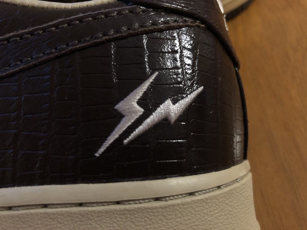 Fragment Design × Nike 1 of 48 2008 Air Force 1 Low HTM Croc Leather 318930-221 Size US 13 / EU 46 - 5 Thumbnail