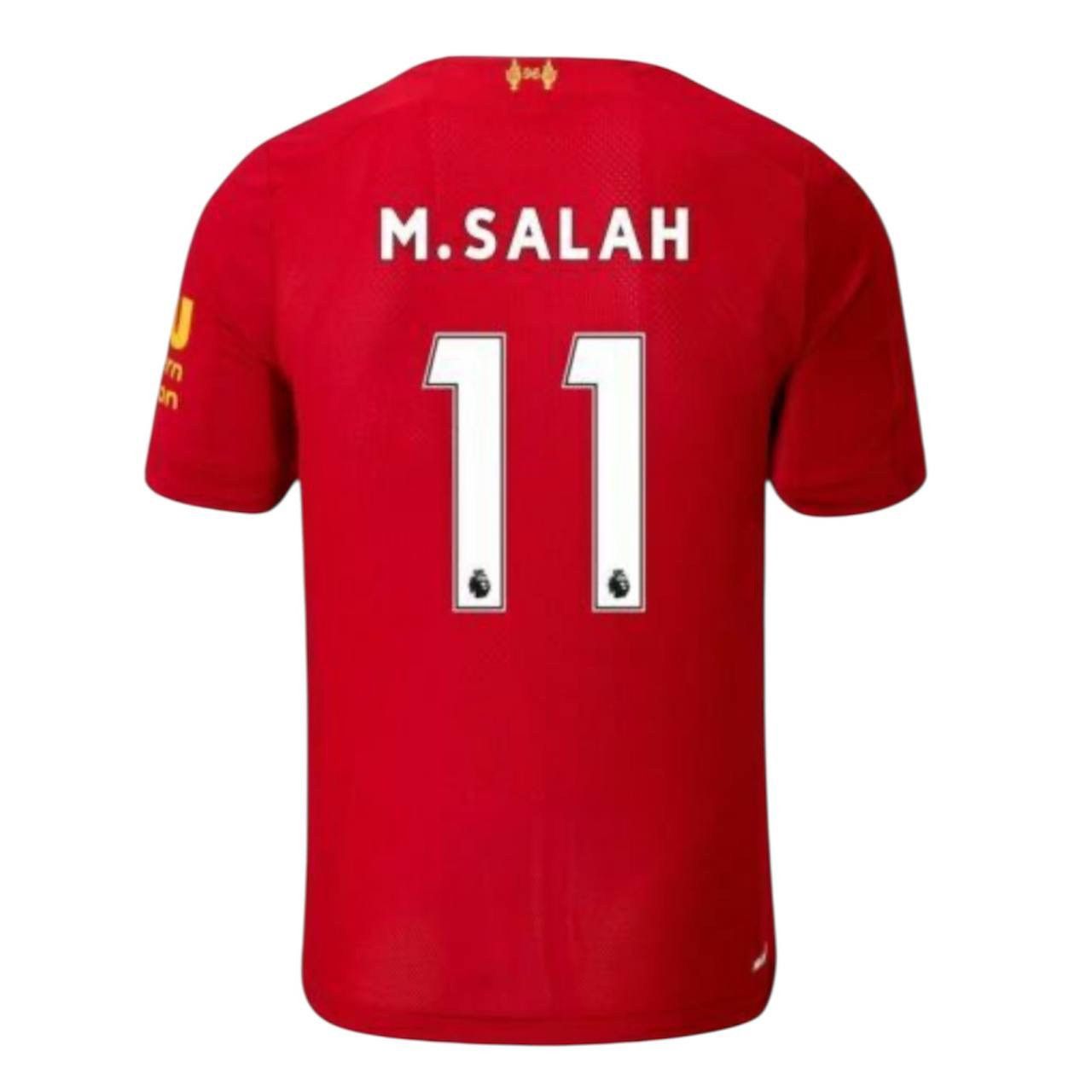 New Balance 2019/20 LIVERPOOL FC #11 M.SALAH HOME SOCCER JERSEY SHIRT L Size US L / EU 52-54 / 3 - 1 Thumbnail