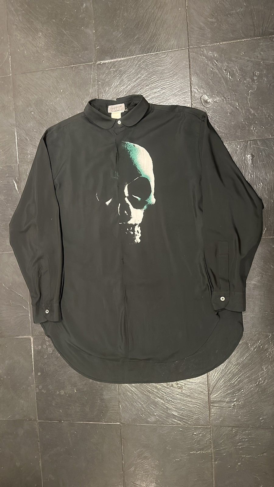 Yohji Yamamoto Yohji Yamamoto AW94 ghost skull button up Size US XL / EU 56 / 4 - 8 Thumbnail