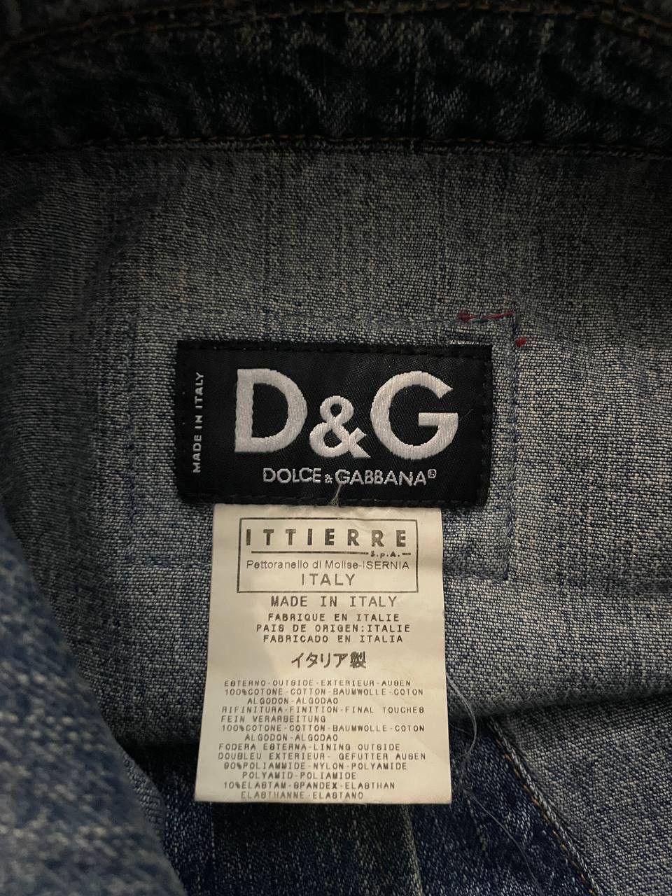 Dolce & Gabbana Dolce&Gabbana Denim Jacket Blue Funky Sport Size US S / EU 44-46 / 1 - 13 Thumbnail