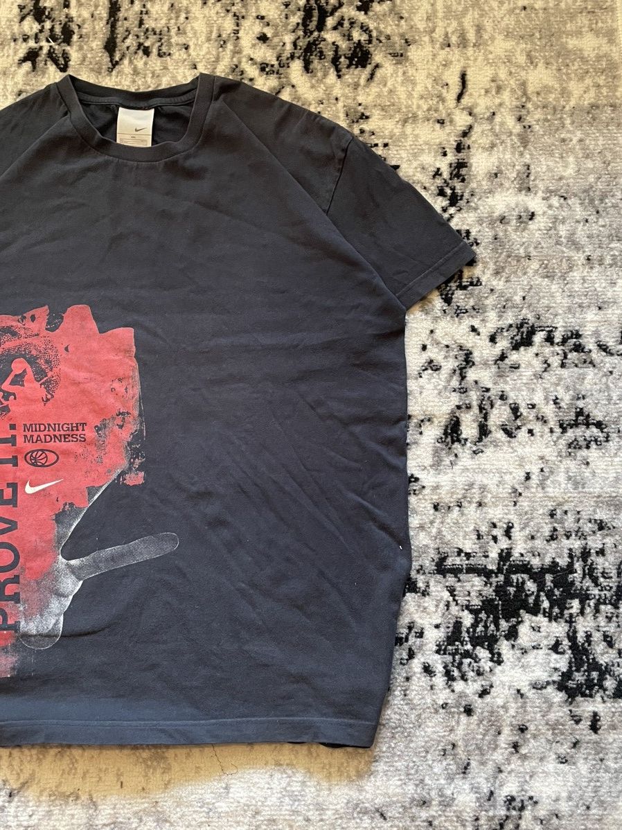 Nike × Vintage Nike Vintage Prove It Tee Basketball Bagy Fit Streetwear Y2k Size US XXL / EU 58 / 5 - 2 Thumbnail