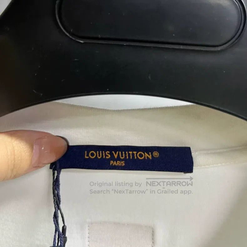 Louis Vuitton Louis Vuitton 25 Latest White Printed Crew Neck Short Slee Size US XXL / EU 58 / 5 - 2 Thumbnail