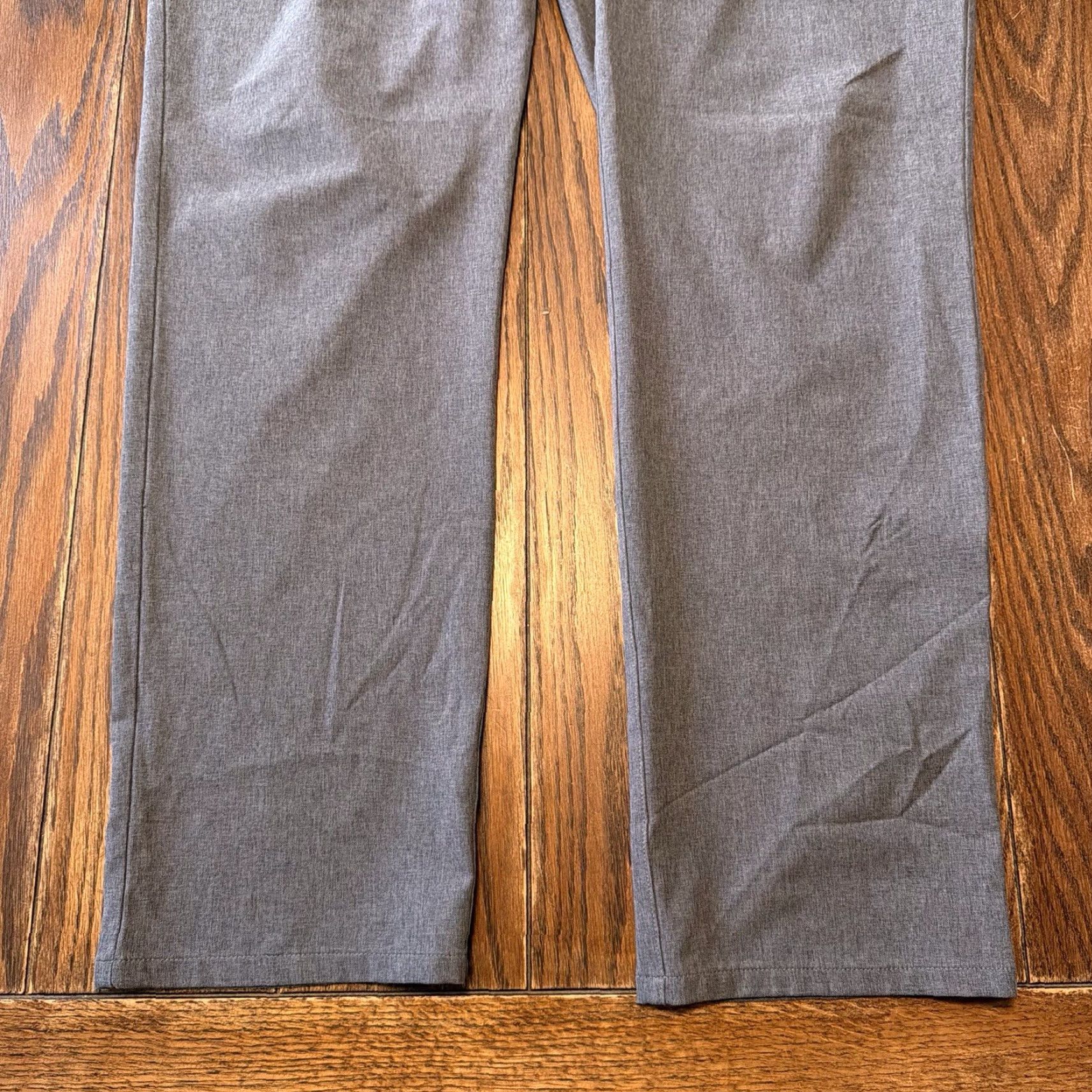 TravisMathew Travis Mathew Pants Mens 42x33 Gray Chino Performance High Rise Straight Leg Size US 42 / EU 58 - 2 Thumbnail