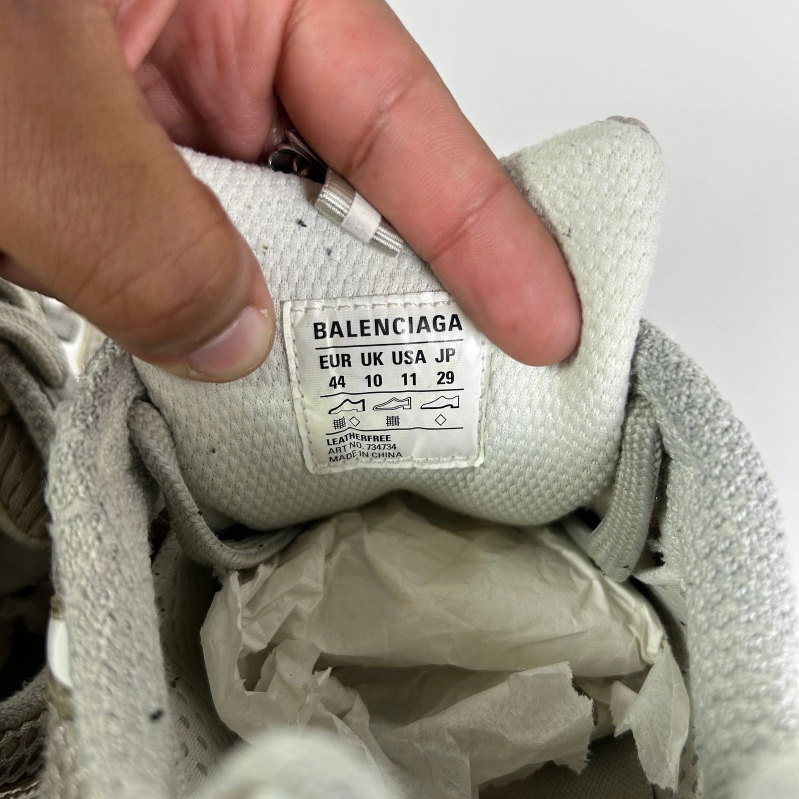 Balenciaga Balenciaga Eggshell 3XL Sneaker Size US 11 / EU 44 - 8 Thumbnail