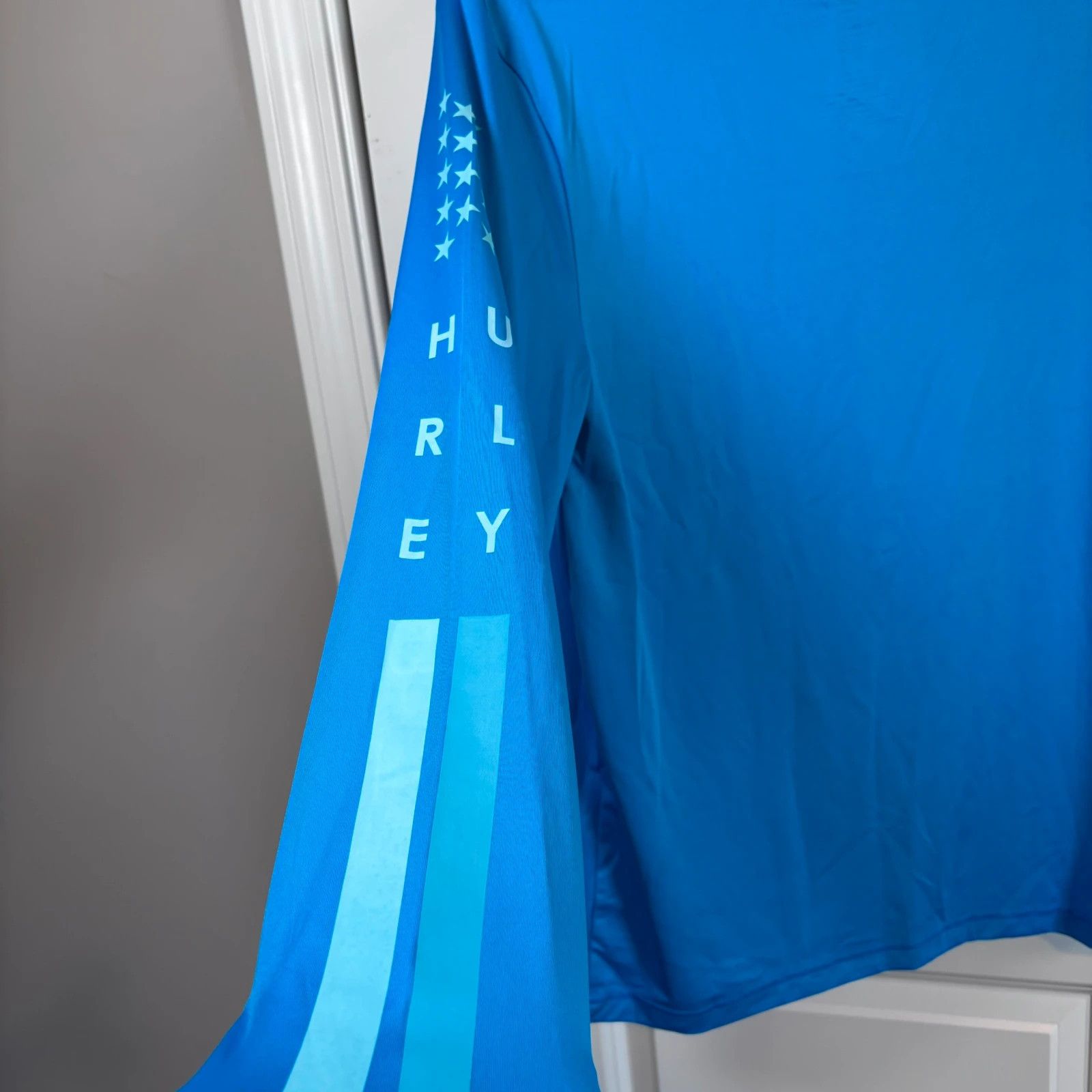 Hurley Hurley Men's Blue Heroic Long Sleeve Rash Guard Shirt Small Size US S / EU 44-46 / 1 - 6 Thumbnail