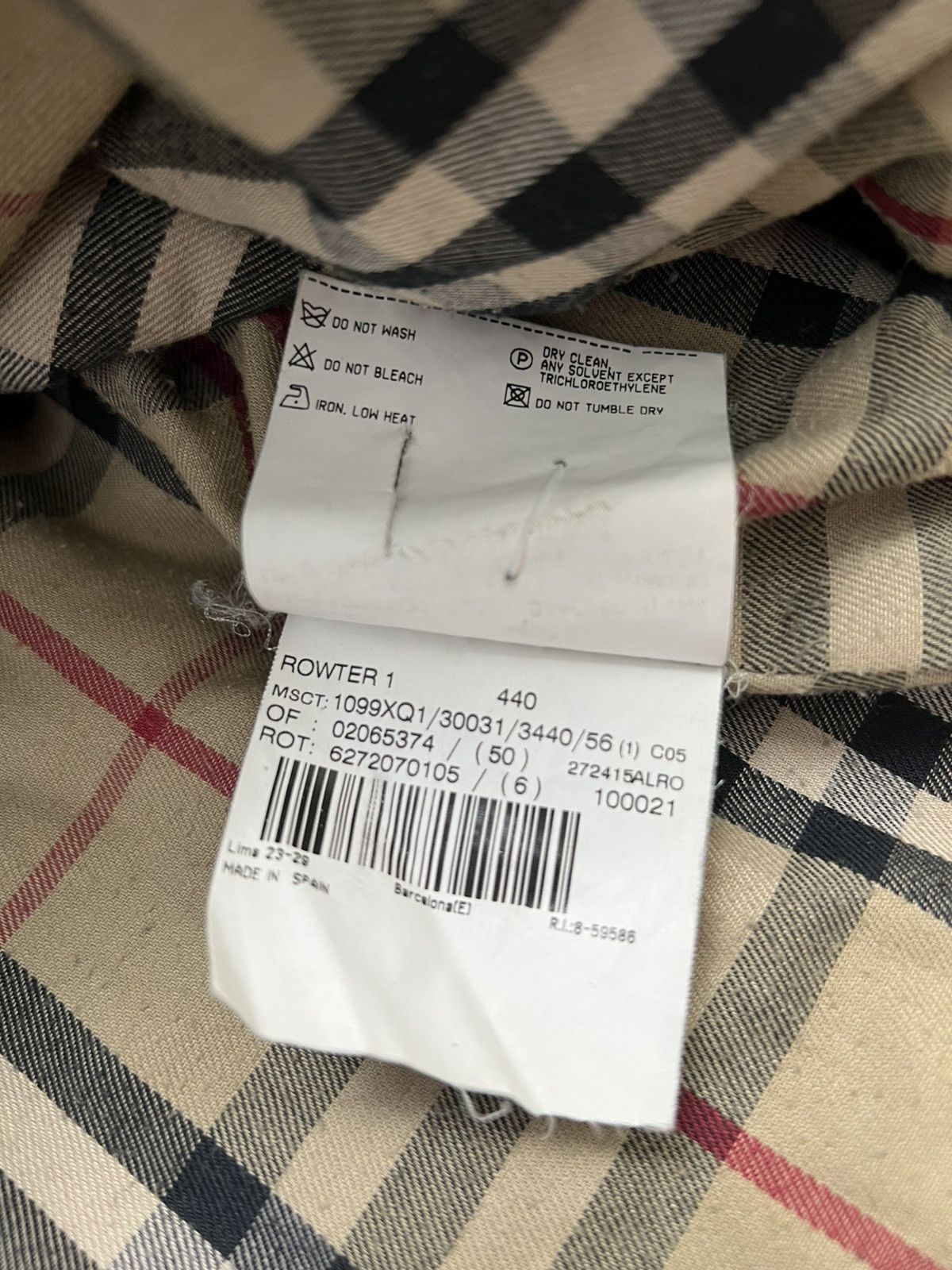 Burberry BURBERRY JACKET Size US XL / EU 56 / 4 - 7 Thumbnail