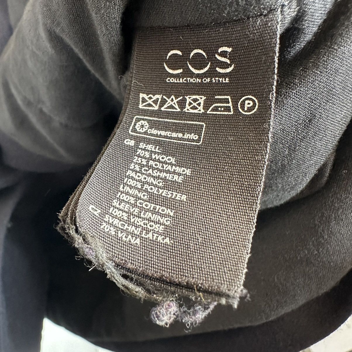 Cos COS Wool/Cashmere Regular Fit Hooded Coat Size US S / EU 44-46 / 1 - 10 Thumbnail