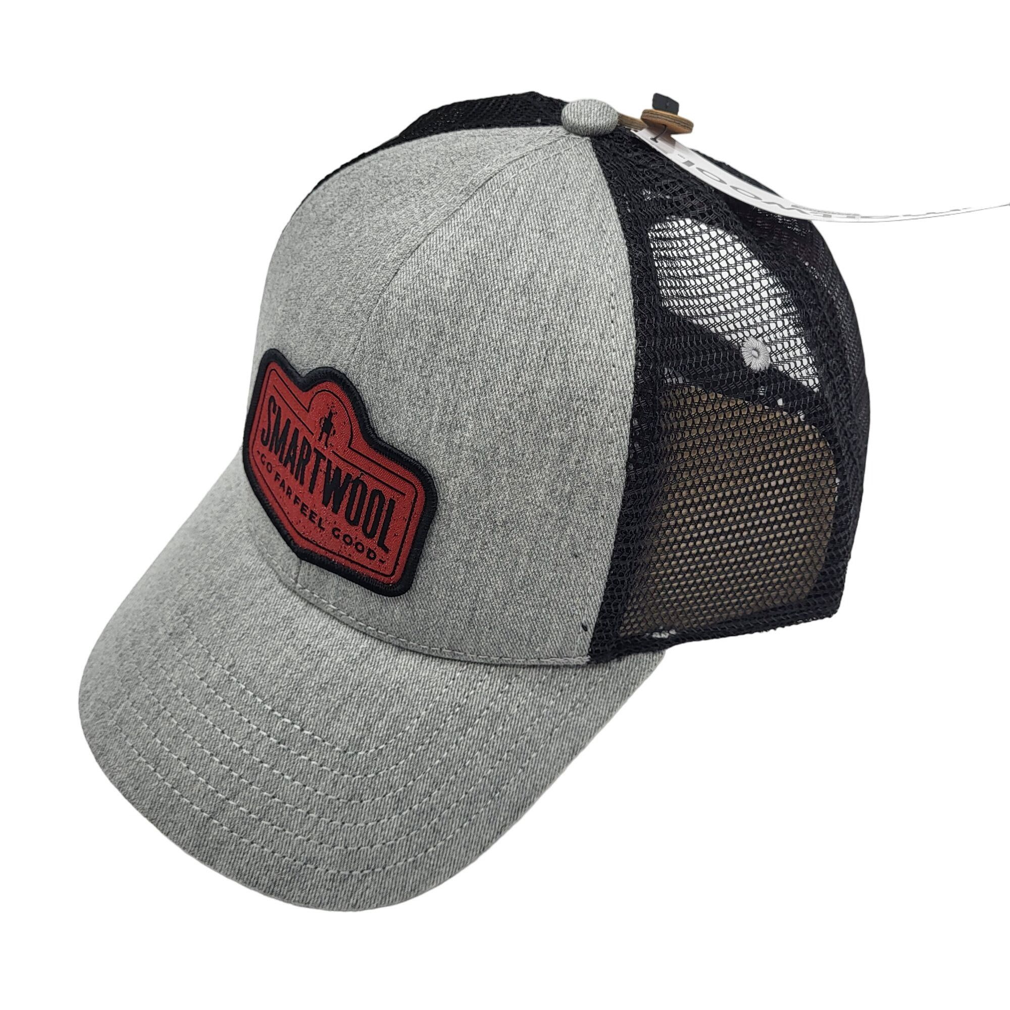 Smartwool Smartwool Truckers Hat Front Logo Snapback Mesh Grey Unisex Size ONE SIZE - 7 Thumbnail