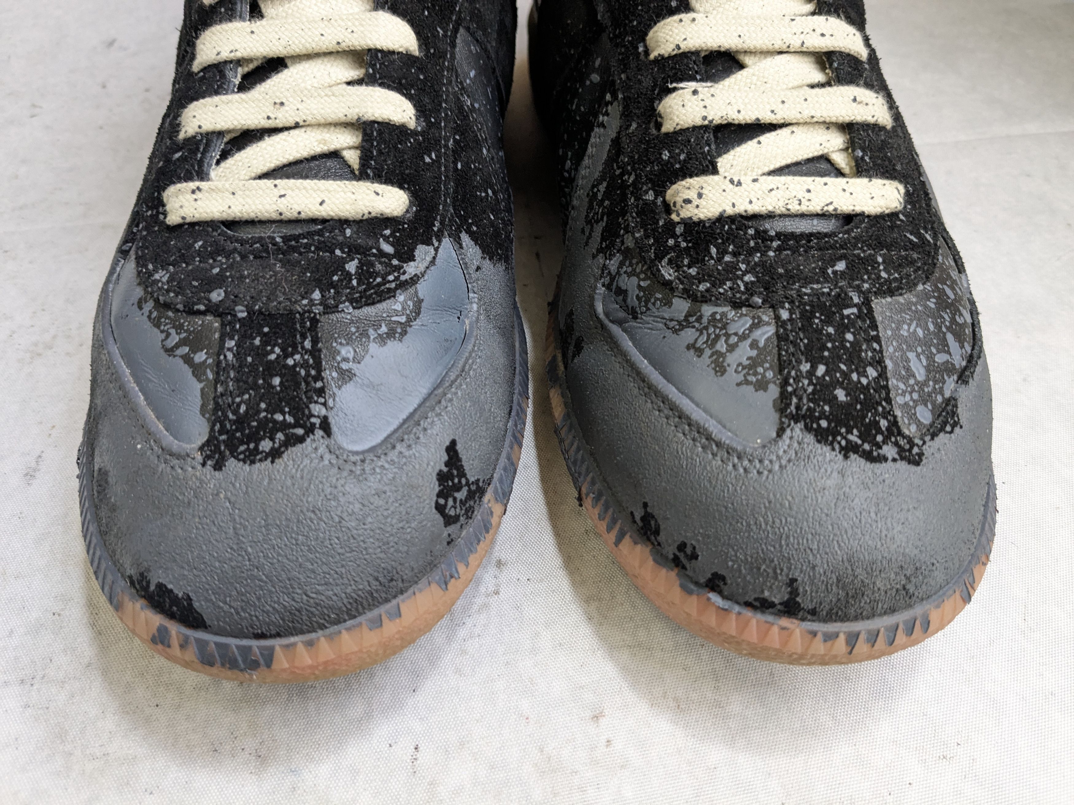 Maison Margiela Maison Margielas Replica GAT Black Gray 9 42 Low Tops Gum Size US 9 / EU 42 - 5 Thumbnail
