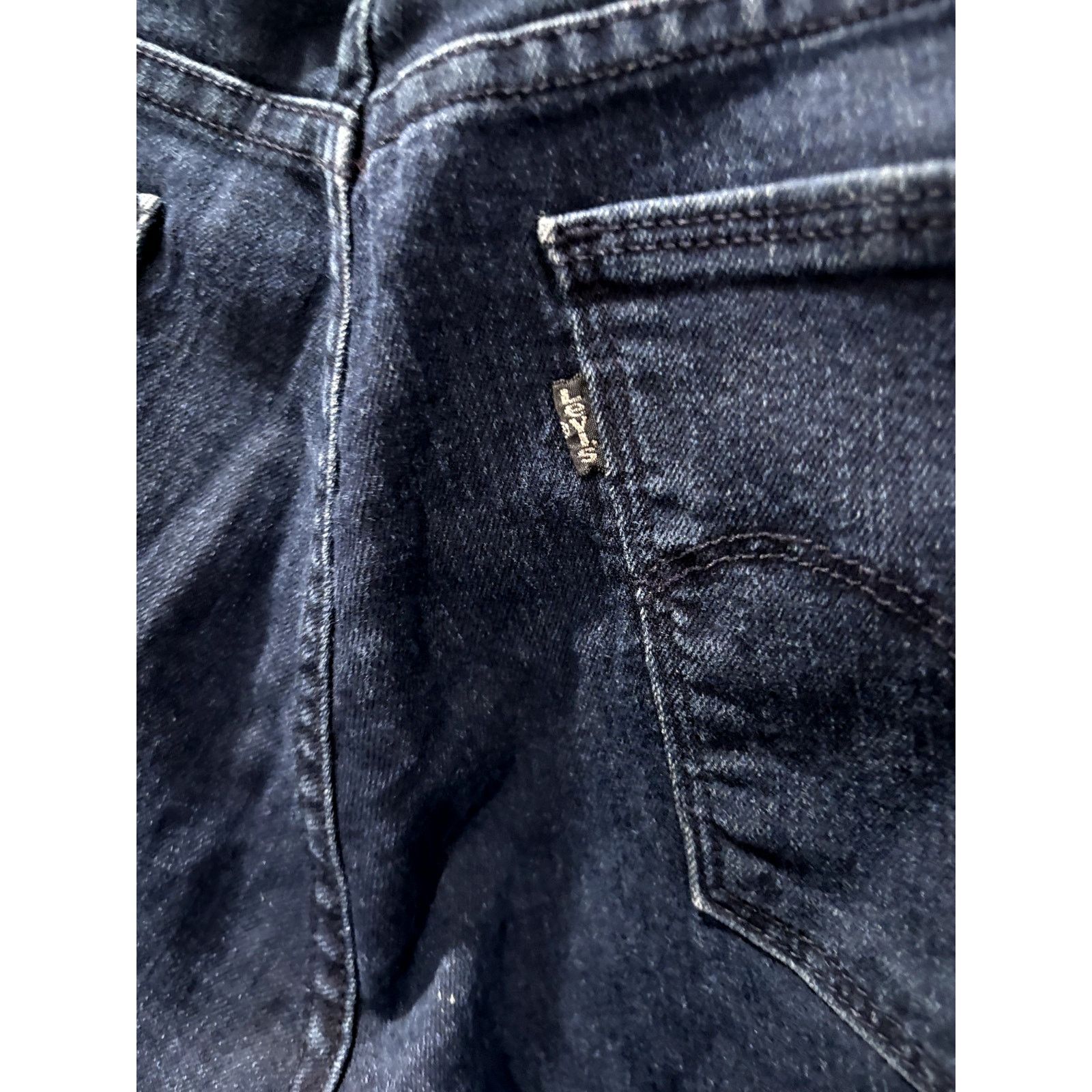 Levi's LEVI'S Dark Rinse Skinny Stretch Waistband Jeggings Sz 8 Size 30" / US 8 / IT 44 - 4 Thumbnail