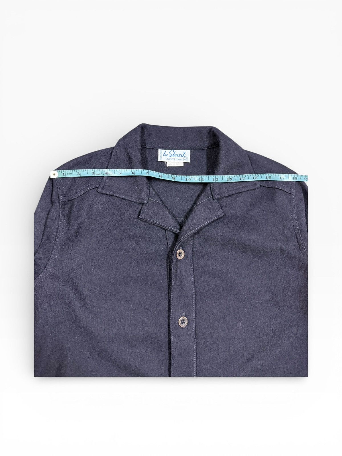If Six Was Nine Vtg🔥Le Glazik Depuis 1928 Sailor France Wool Buttoned Jacket Size US M / EU 48-50 / 2 - 16 Thumbnail