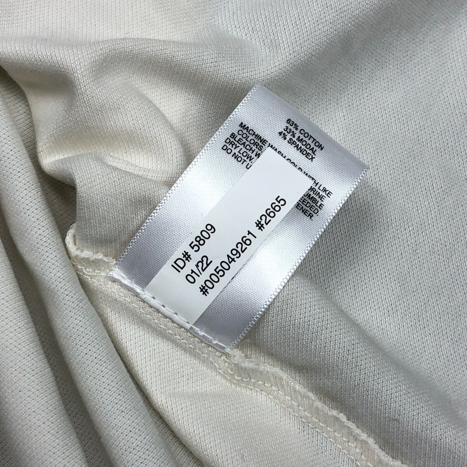 Express NWT Express Mens Polo White Cream black Trim Shirt Large L Size US L / EU 52-54 / 3 - 4 Thumbnail