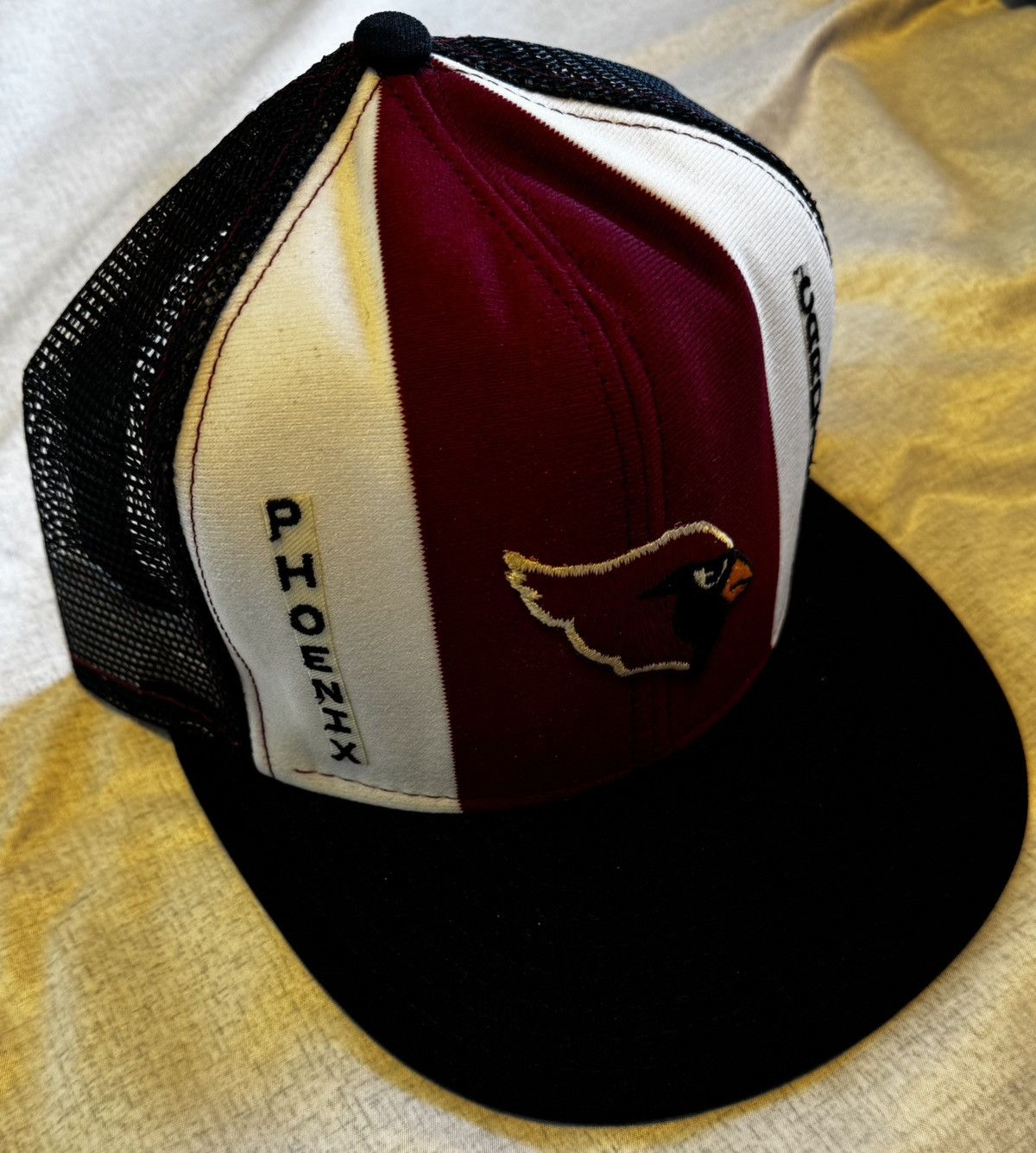 Other Phoenix Cardinals AJD Lucky Stripes Mesh Snap Trucker Hat Size ONE SIZE - 3 Thumbnail