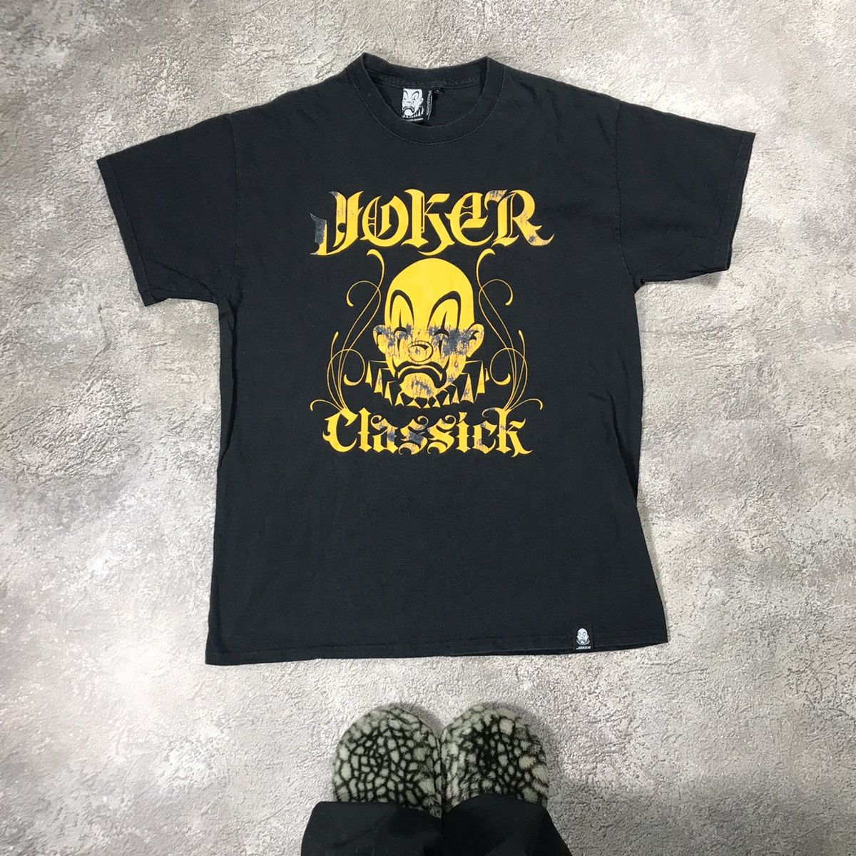 Vintage Vintage Y2K Joker Graphic Tee Black Streetwear Punk Boxy L Size US L / EU 52-54 / 3 - 1 Thumbnail