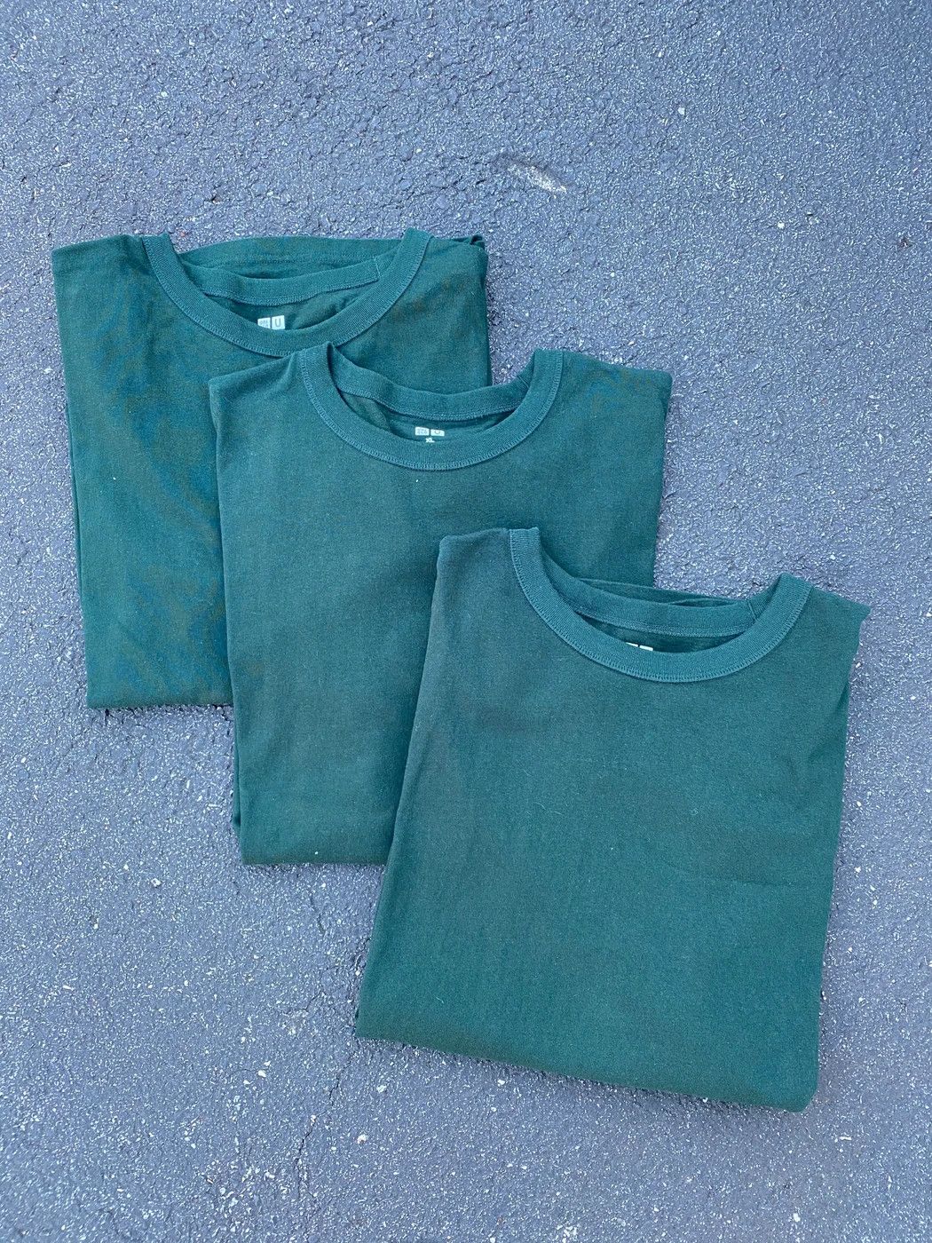 Christophe Lemaire × Lemaire × Uniqlo Uniqlo U Tee Pack (3 pack) forest green Size US XL / EU 56 / 4 - 1 Thumbnail