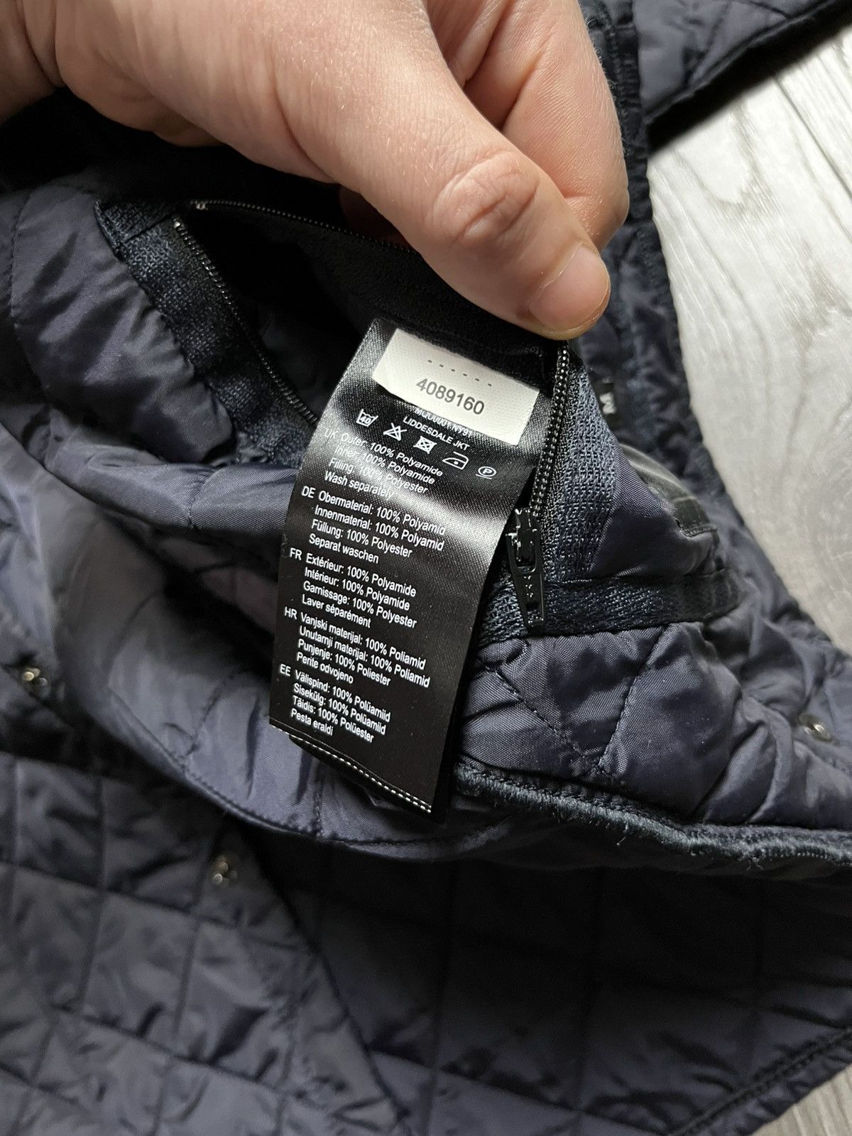 Barbour Barbour Liddesdale Quilted Jacket Corduroy Navy Black Size M Size US M / EU 48-50 / 2 - 6 Thumbnail