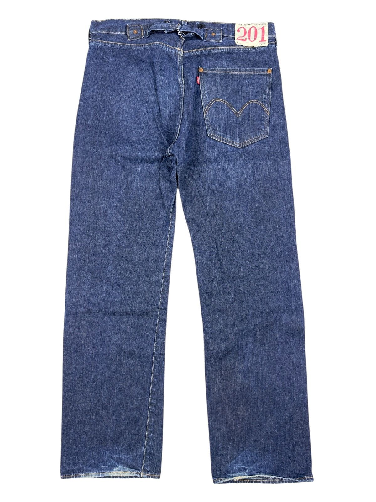 Levi's Authentic Levi’s 201 classic straight jeans 34x32 Size US 34 / EU 50 - 2 Thumbnail
