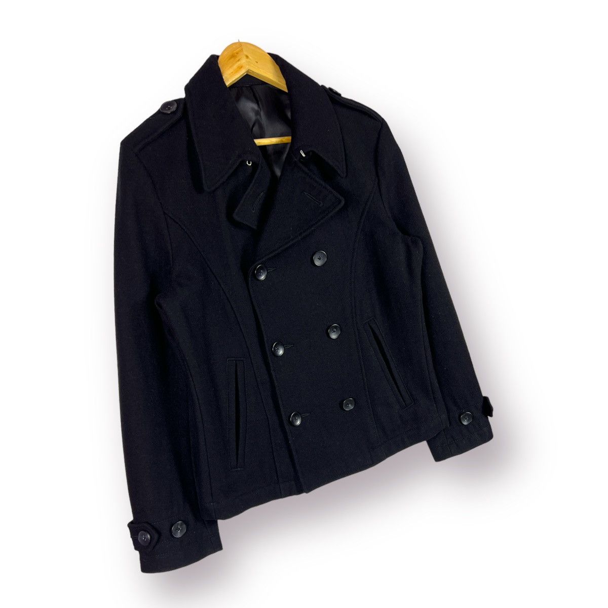 Japanese Brand 🔥 PPFM DOUBLE BREASTED COAT Size US M / EU 48-50 / 2 - 4 Thumbnail