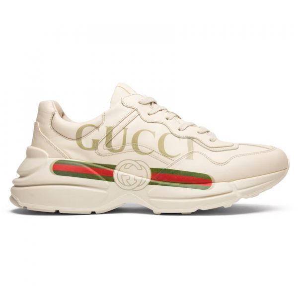 Rayton Logo Leather Sneakers in White, Men's (Size 9)