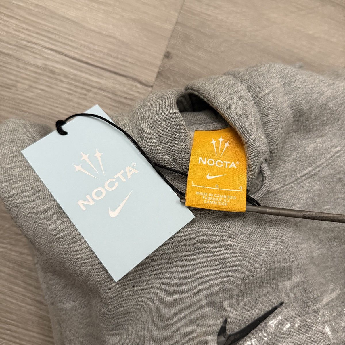 NOCTA × Nike Nike NOCTA NRG Fleece CS Hoodie Size US L / EU 52-54 / 3 - 4 Thumbnail