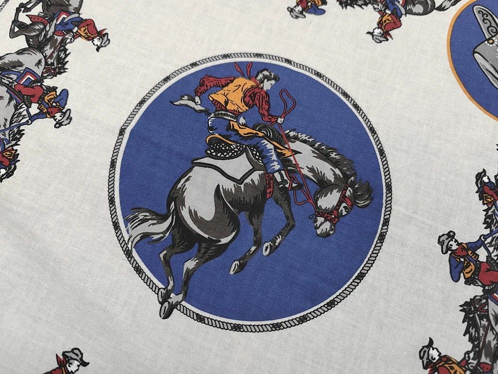 RRL Ralph Lauren RRL Vintage Rodeo Cowboy Bandanna COTTON Scarf handkerchief Size ONE SIZE - 12 Thumbnail