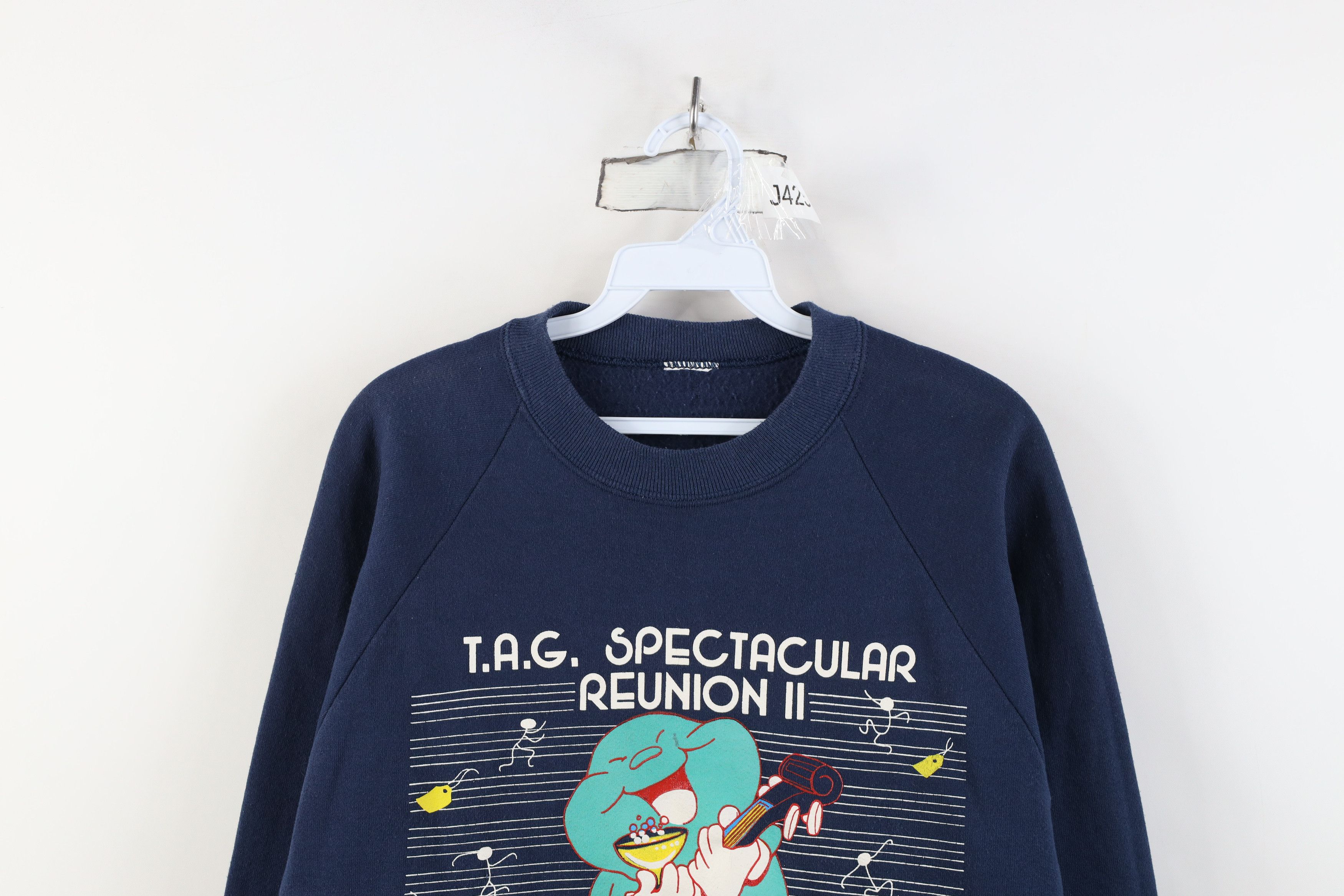 Vintage Vintage 90s Reunion II Boys In Trouble Band Sweatshirt Size US S / EU 44-46 / 1 - 2 Thumbnail