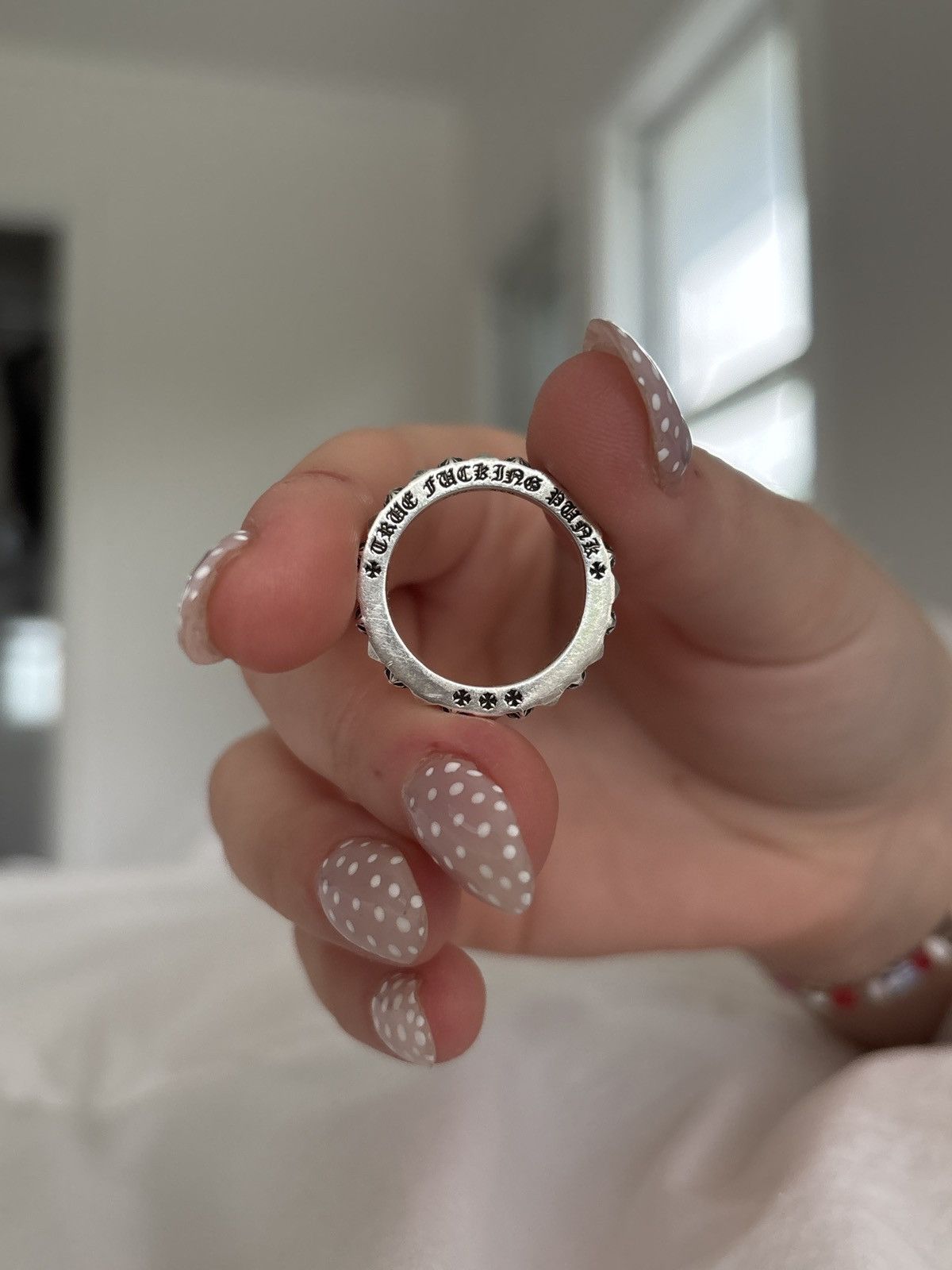 Chrome Hearts Chrome hearts tfp ring true fucking punk Size ONE SIZE - 2 Thumbnail