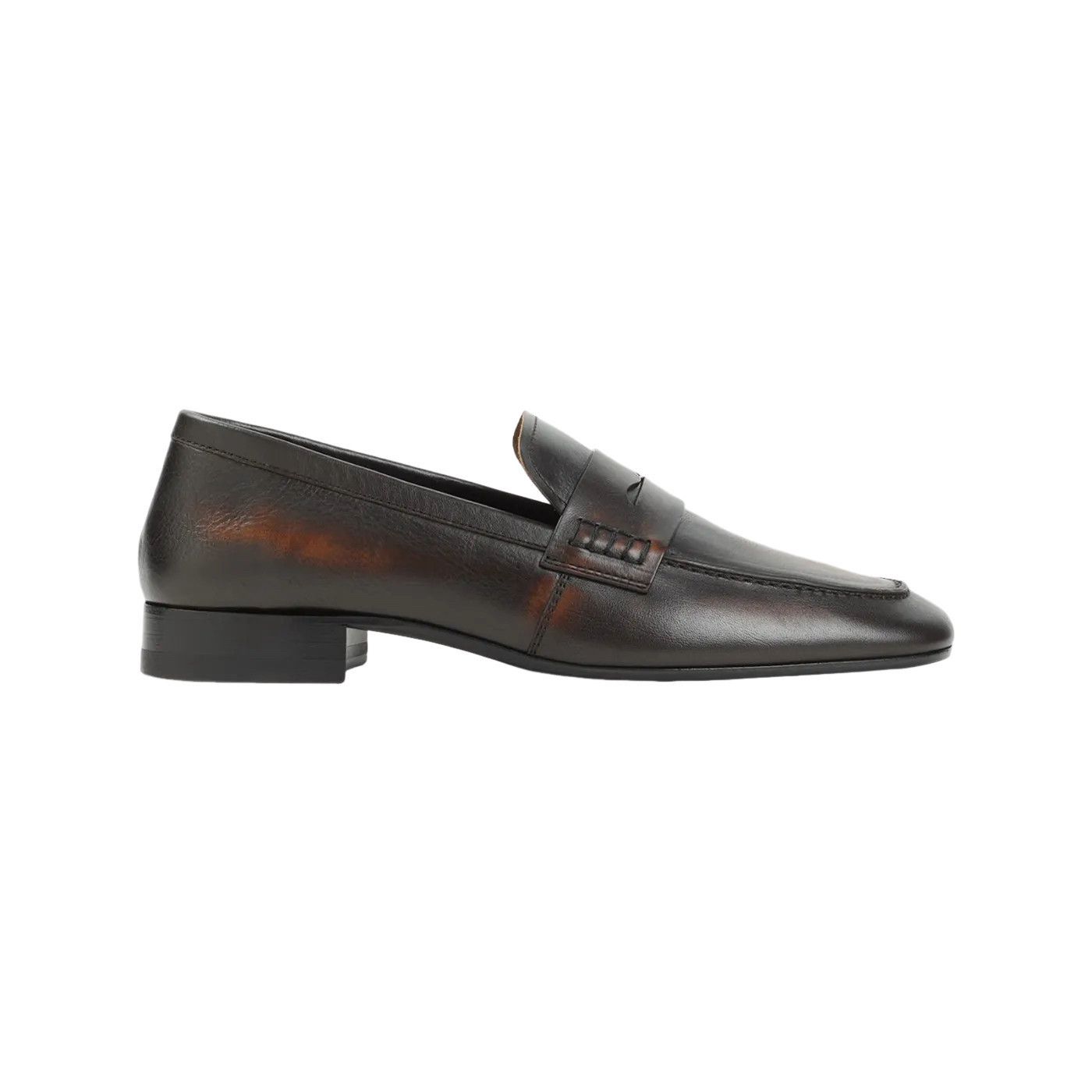DRIES VAN NOTEN Brown Leather Loafers New & Authentic (Women