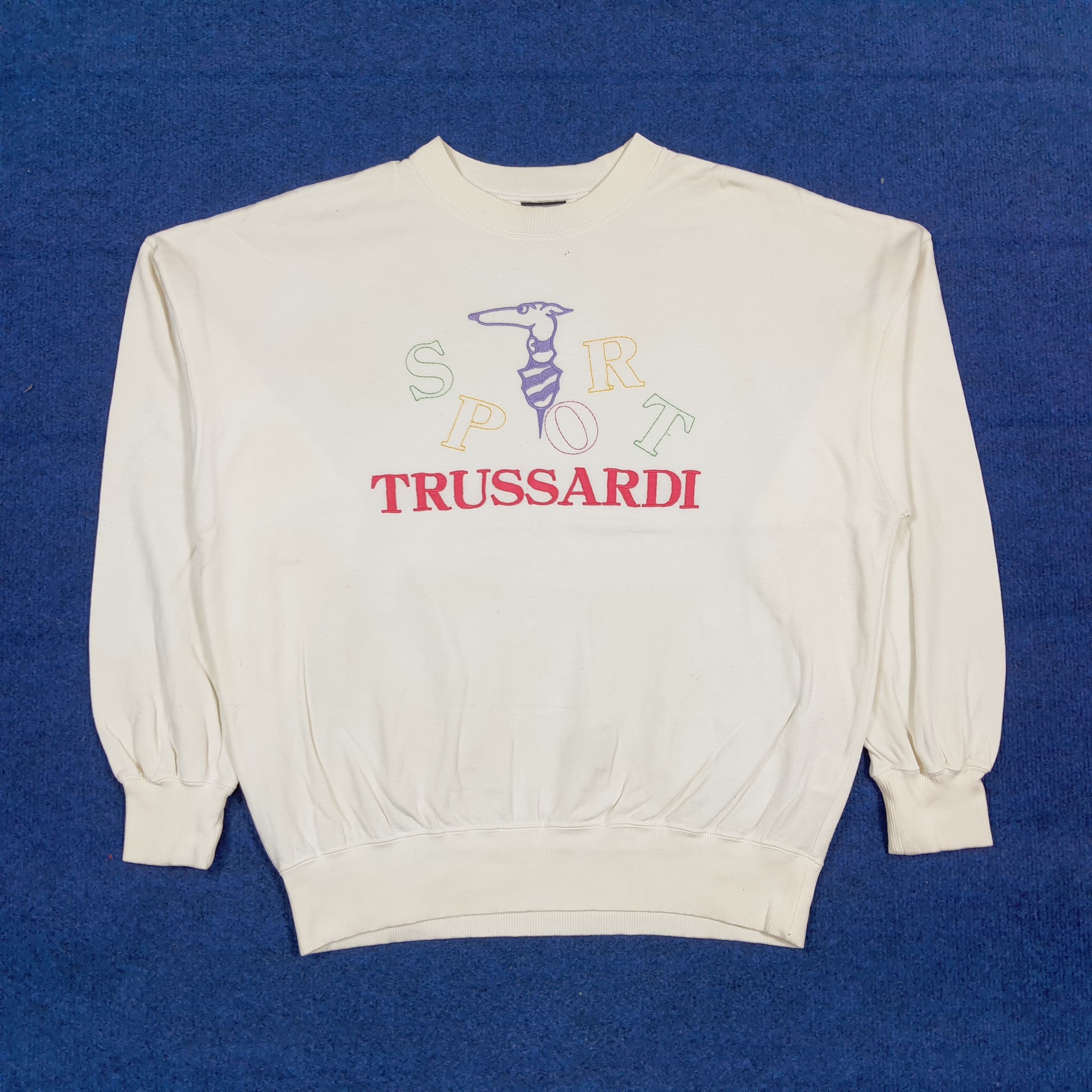 Trussardi Vintage Trussardi Sport Designer Pullover C308N20 Size US M / EU 48-50 / 2 - 1 Thumbnail