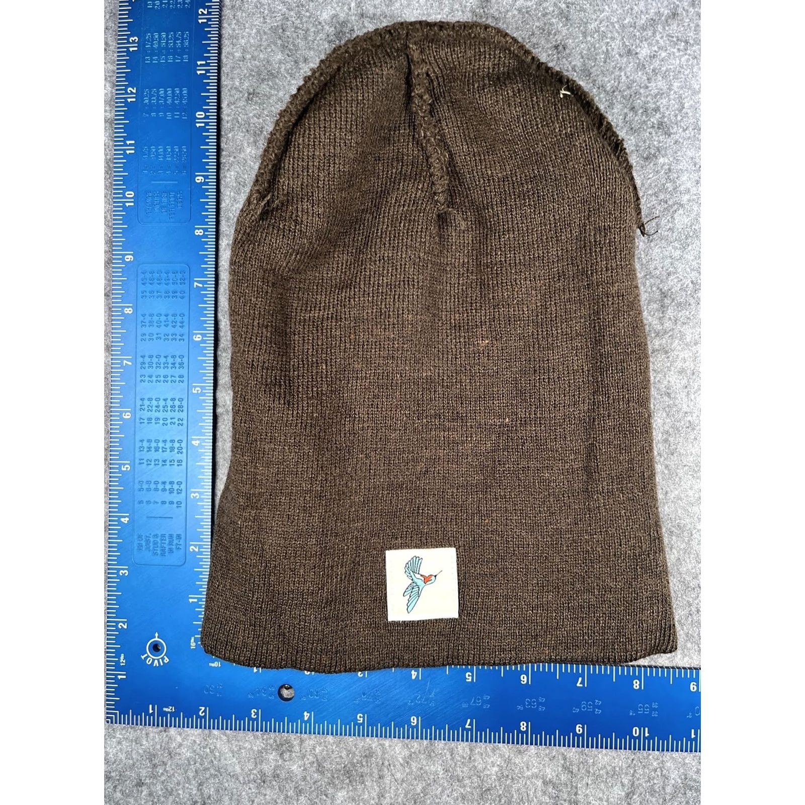 Native VINTAGE? No. Urban Native Era Beanie Mens One Size Brown Knit Bird Logo Winter Casual Size ONE SIZE - 5 Thumbnail