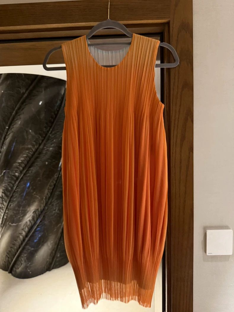 Issey Miyake Issey Miyake Pleated Sleeveless Dress - dmc Size US M / EU 48-50 / 2 - 1 Thumbnail