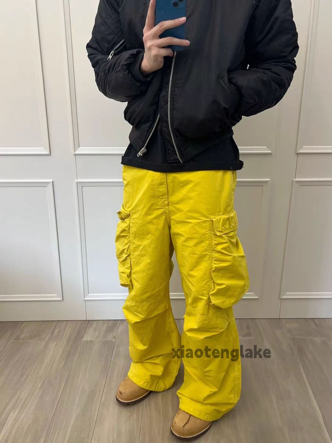 Vintage zx vintage wide Leg flared pleated cargo outdoor pants Size US 32 / EU 48 - 3 Thumbnail