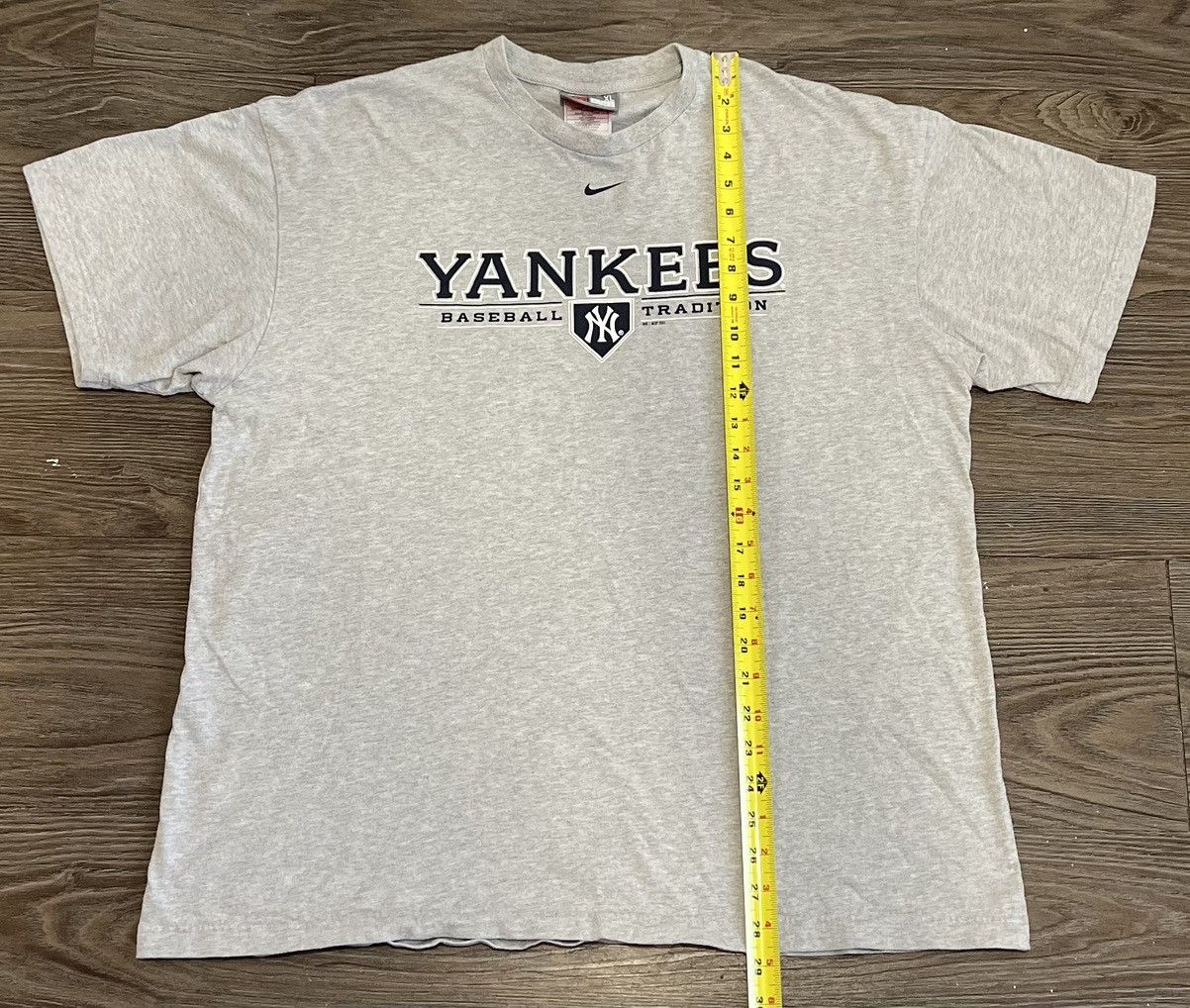 Nike × Vintage Vintage 2007 New York Yankees Nike Team Center Check Shirt Size US XL / EU 56 / 4 - 5 Thumbnail