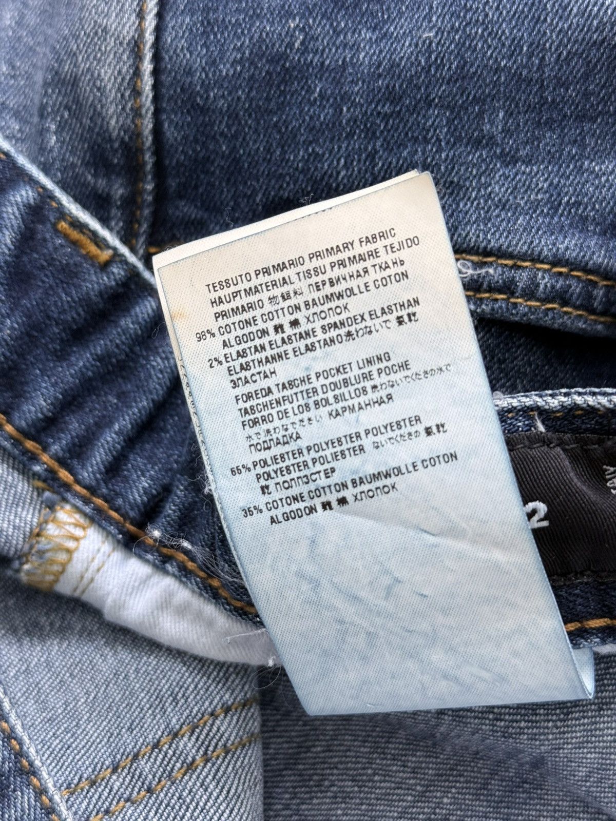Dsquared2 Dsquared2 Washed Distressed Denim Jeans Amiri Style Size US 34 / EU 50 - 10 Thumbnail