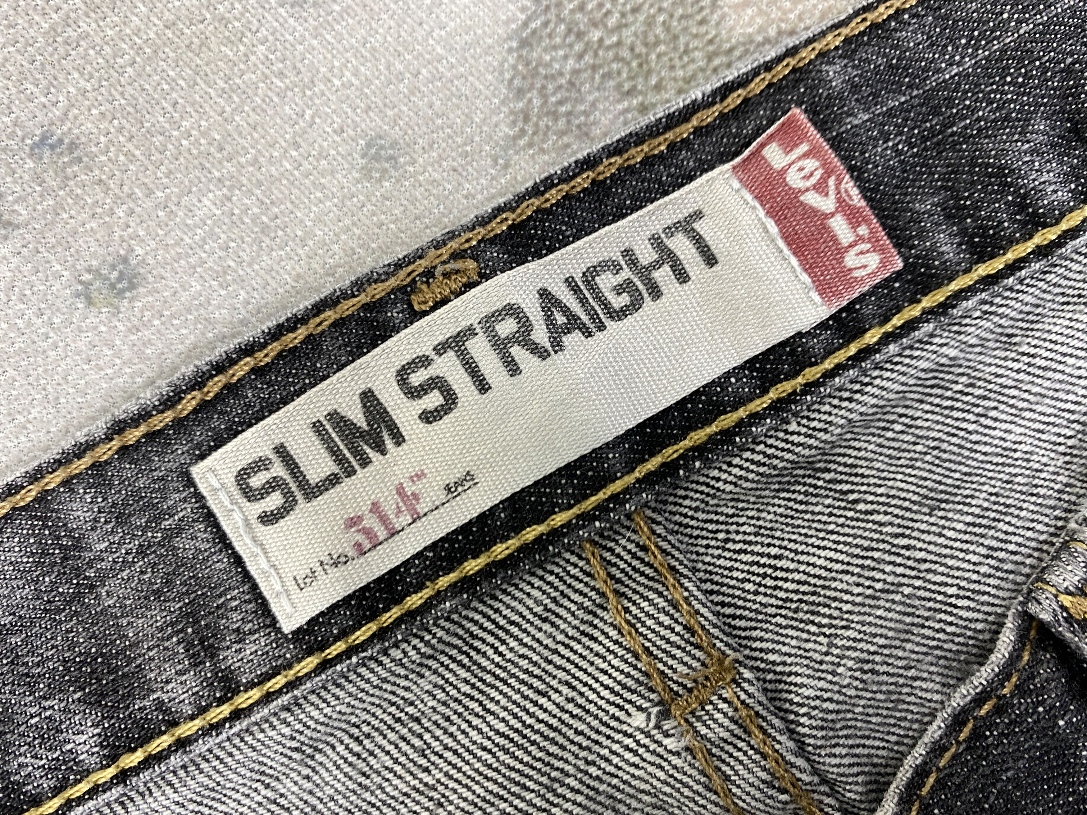 Levi's Black Vintage Levi's 514 Slim Straight Denim 32x34 -JN406 Size US 32 / EU 48 - 17 Thumbnail