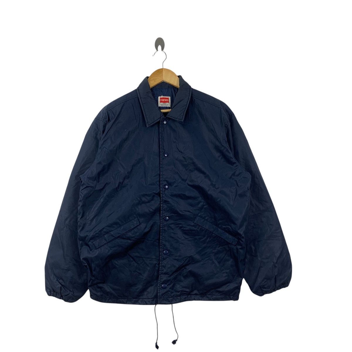 Hanes Vintage HANES AMERICAN SPIRIT Quilited Puffer Coach Jacket Size US L / EU 52-54 / 3 - 3 Thumbnail