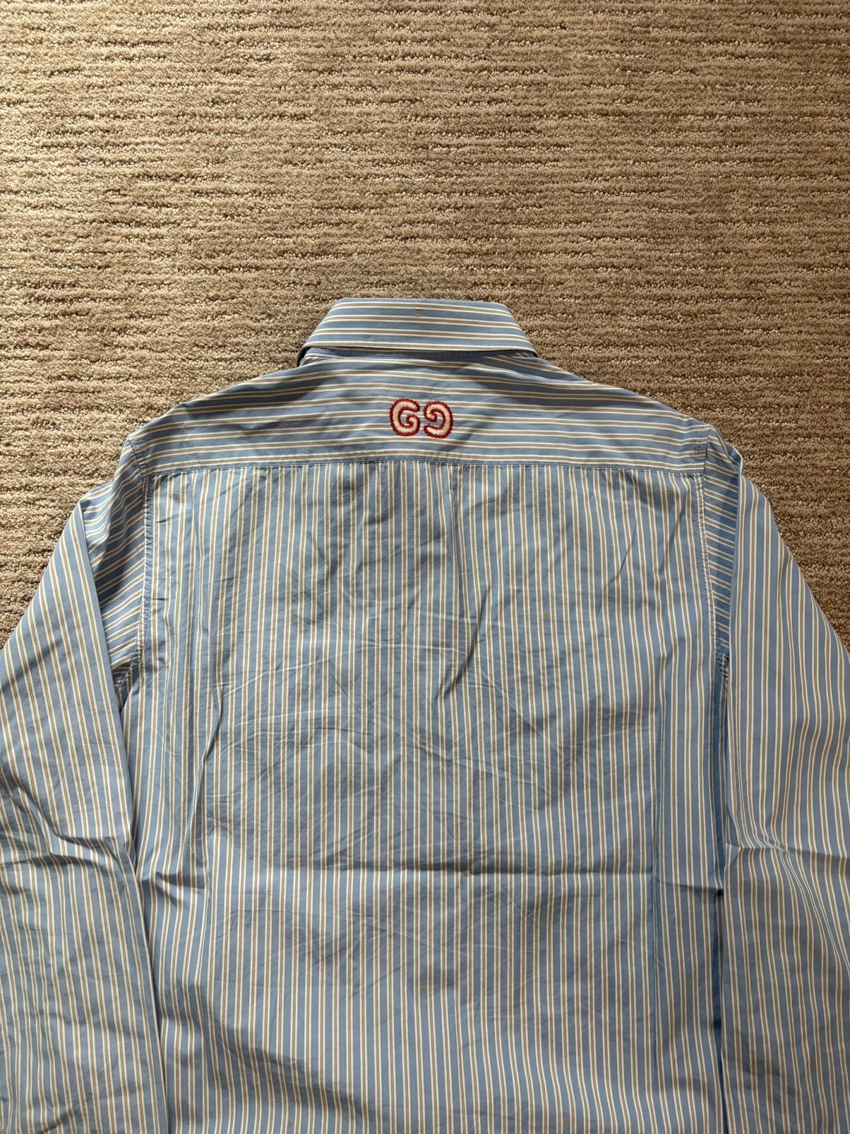 Gucci Gucci gg striped shirt Size US M / EU 48-50 / 2 - 5 Thumbnail