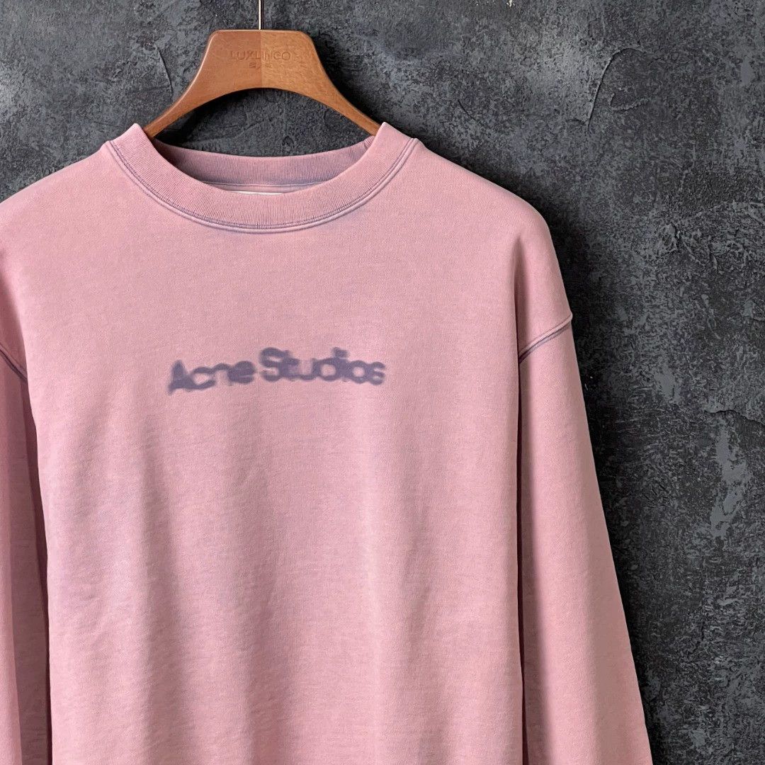Acne Studios ACNE STUDIOS Pink Cotton Crewneck Sweatshirt Size S / US 4 / IT 40 - 3 Thumbnail