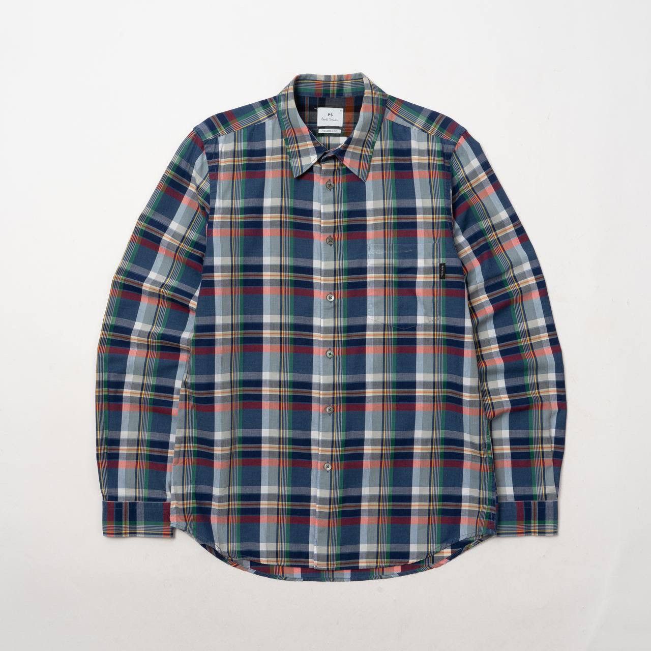 Paul Smith 🔵PS PAUL SMITH Tailored Fit Checked Plaid Shirt Size US M / EU 48-50 / 2 - 2 Thumbnail